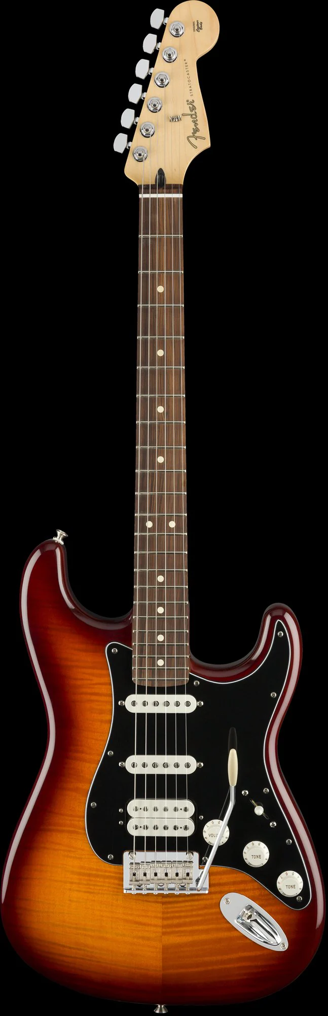 Fender Player Stratocaster HSS Plus Top Pau Ferro Fingerboard Tobacco Sunburst - Image 2
