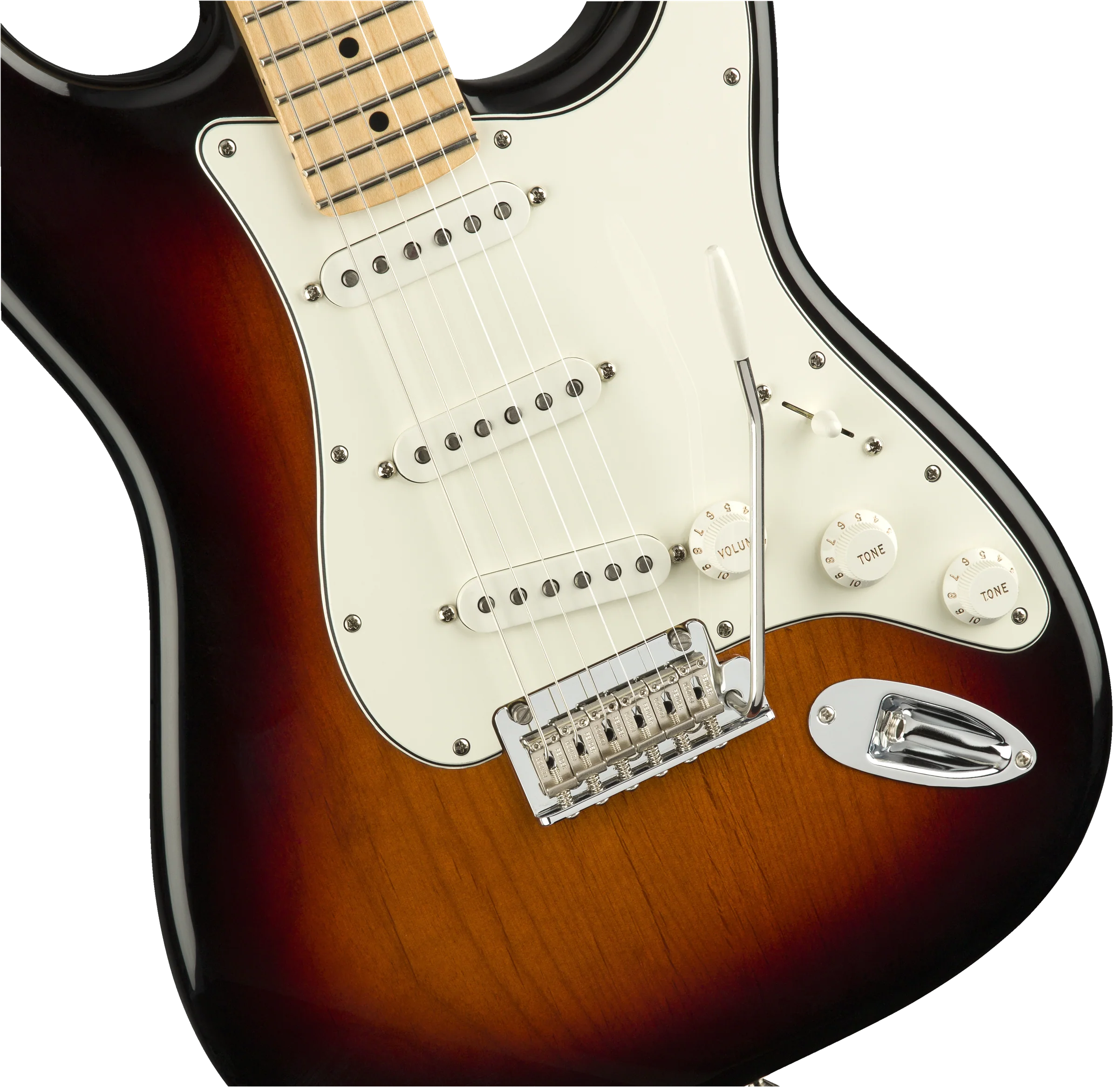 Fender Player Stratocaster Maple Fingerboard 3-Color Sunburst Electric Guitar - Image 3