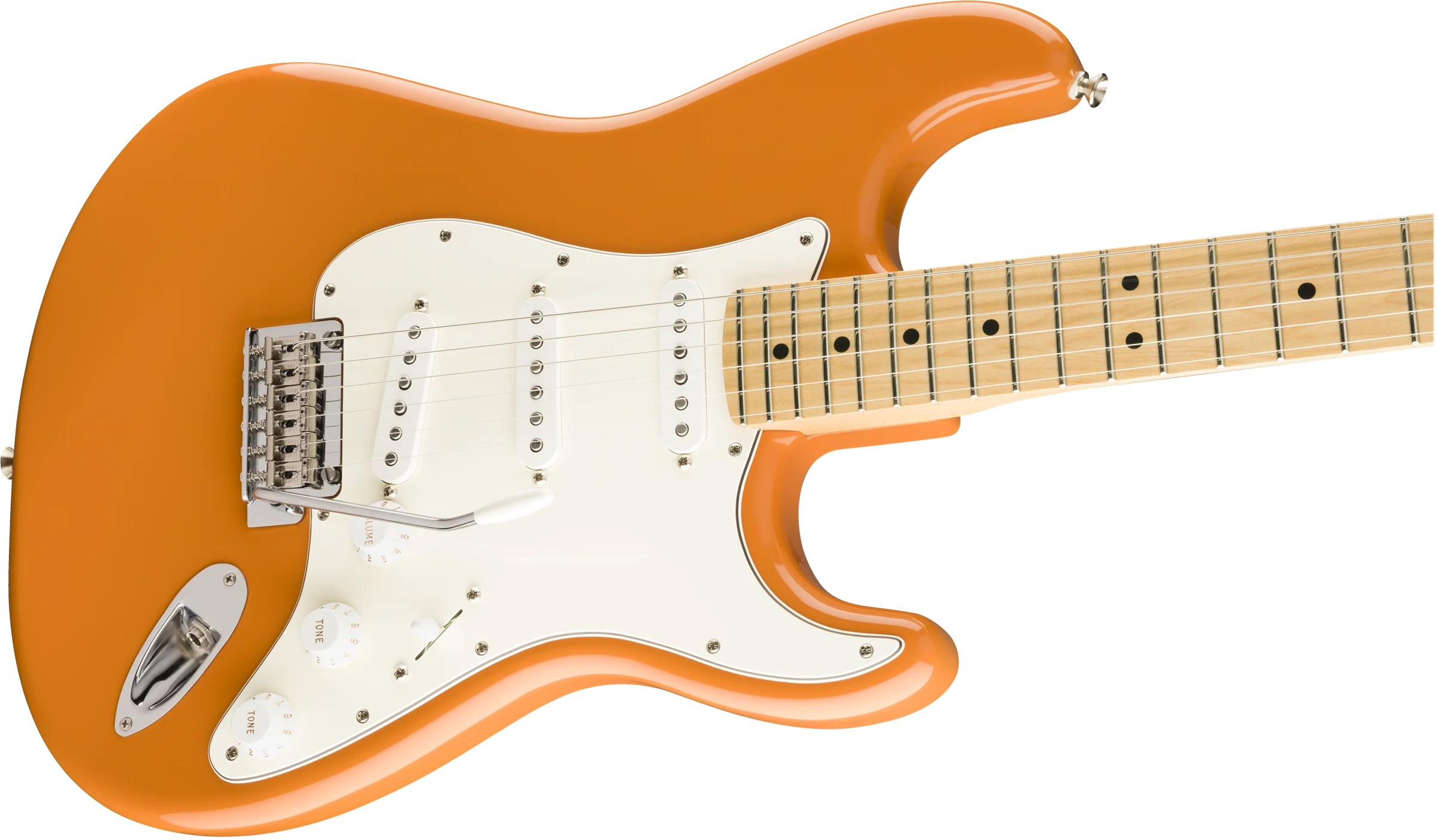 Fender Player Stratocaster Maple Fingerboard - Capri Orange - Image 4
