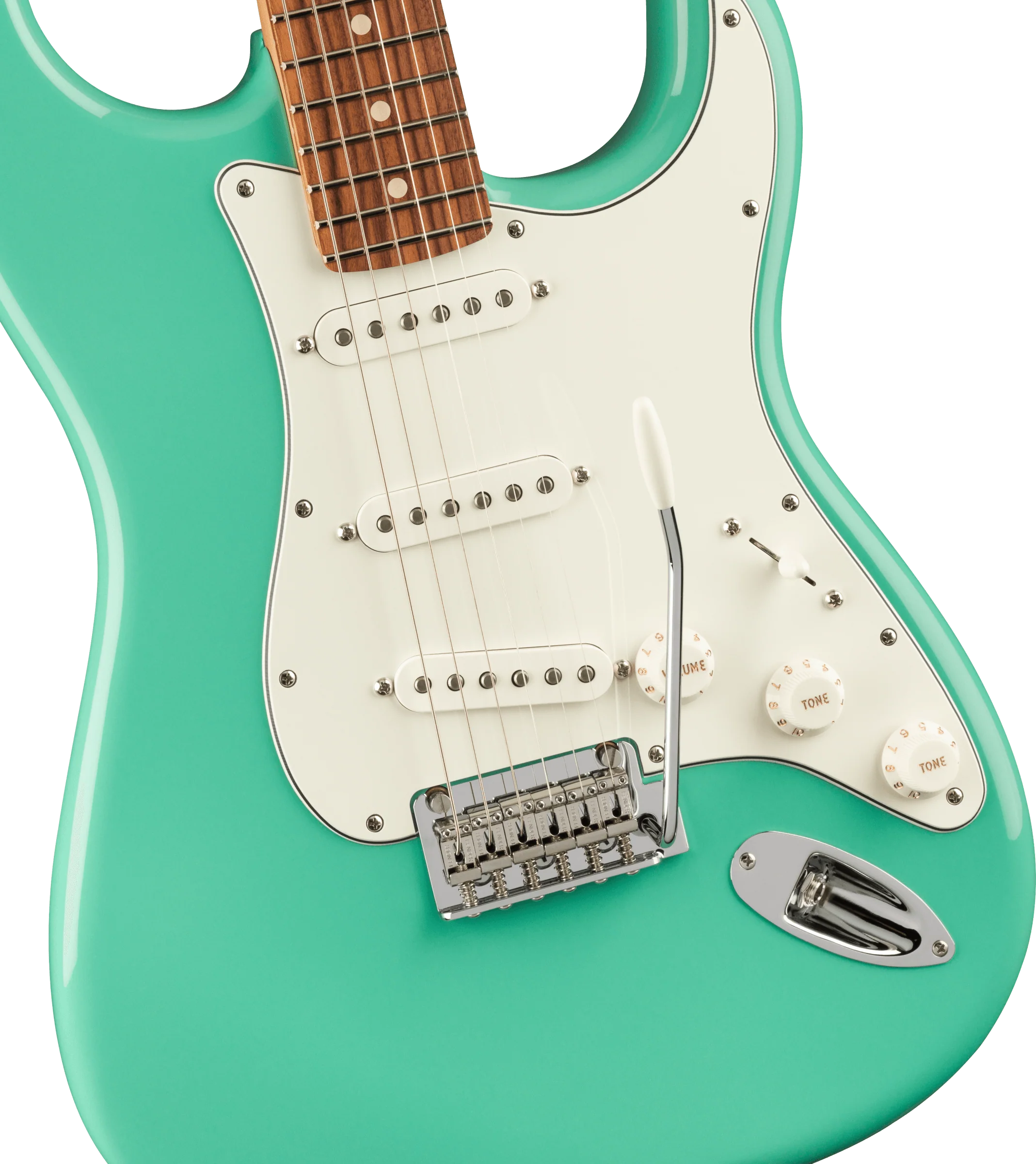 Fender Player Stratocaster Pau Ferro Fingerboard Sea Foam Green - Image 3