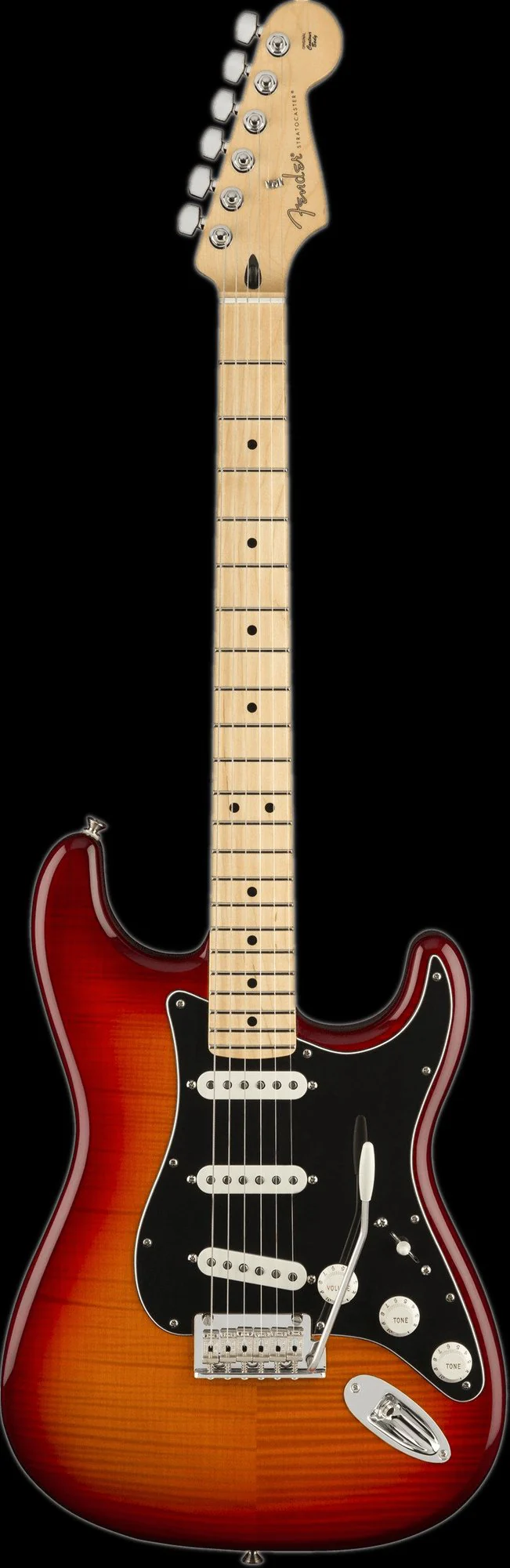 Fender Player Stratocaster Plus Top Maple Aged Cherry Burst - Image 2