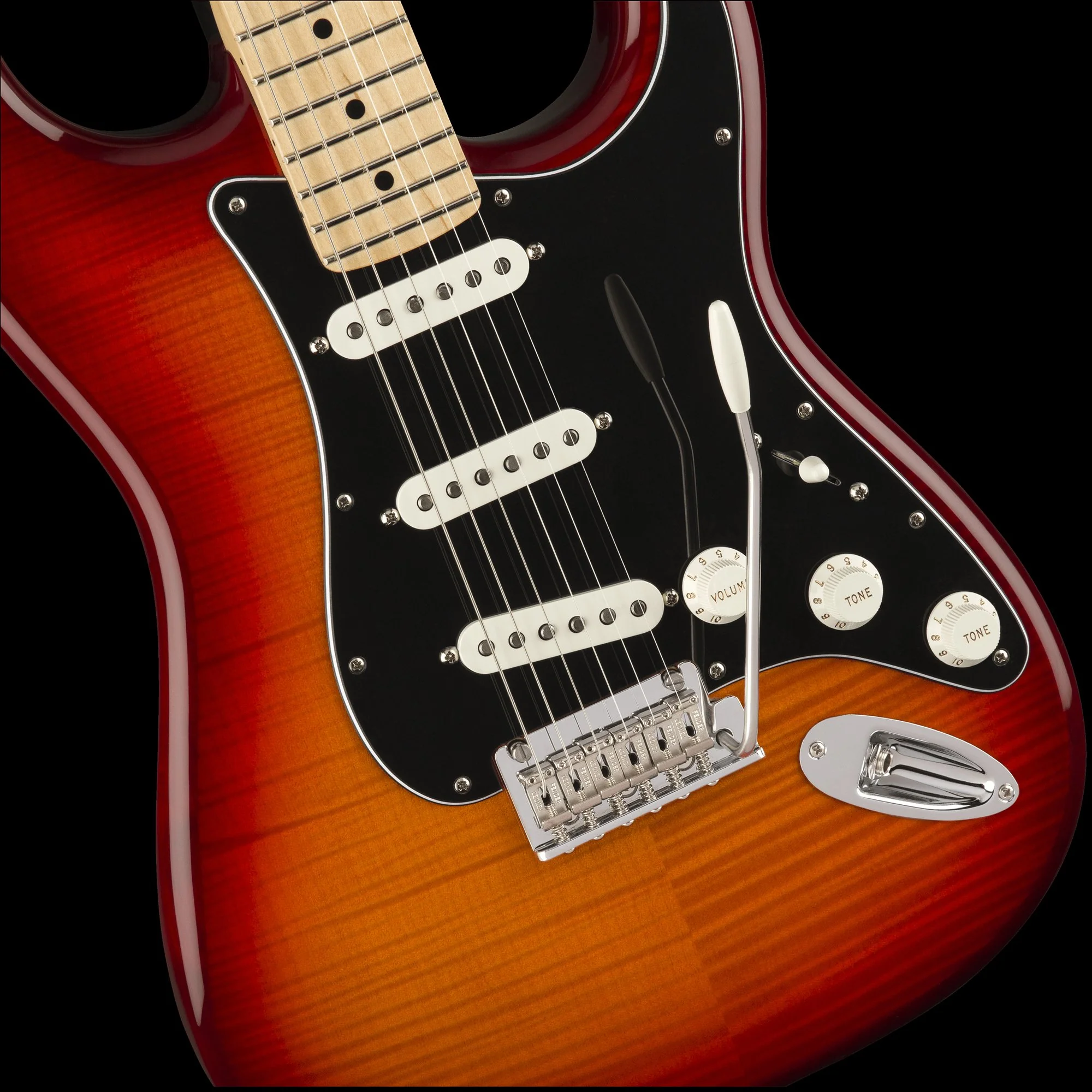Fender Player Stratocaster Plus Top Maple Aged Cherry Burst - Image 3