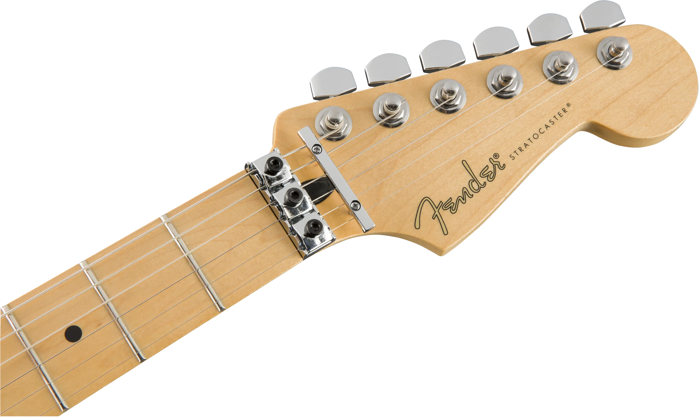 Fender Player Stratocaster HSS with Floyd Rose Maple Fingerboard Polar White - Image 8