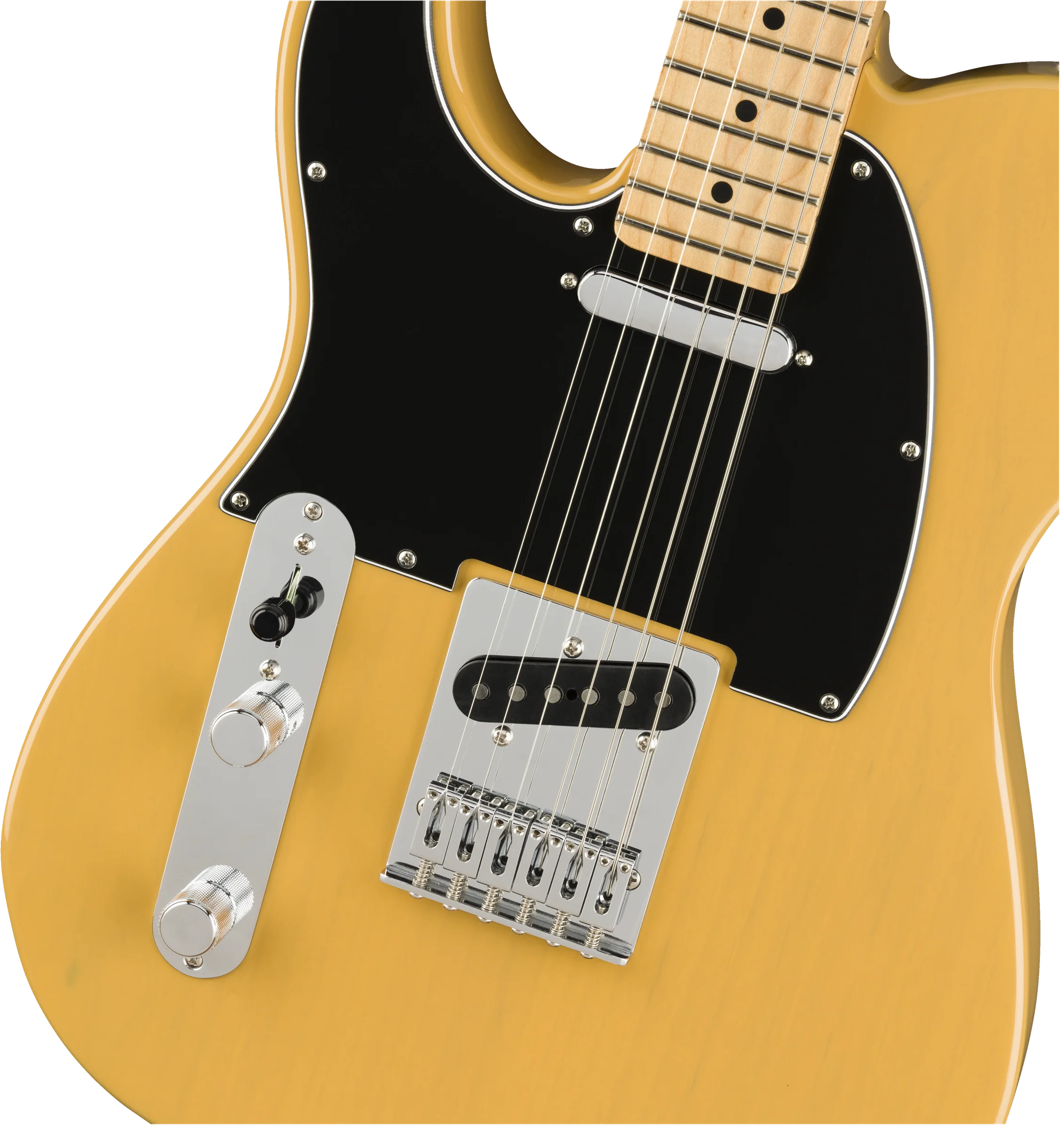 Fender Player Telecaster Left-Handed Maple Fingerboard Butterscotch Blonde - Image 3
