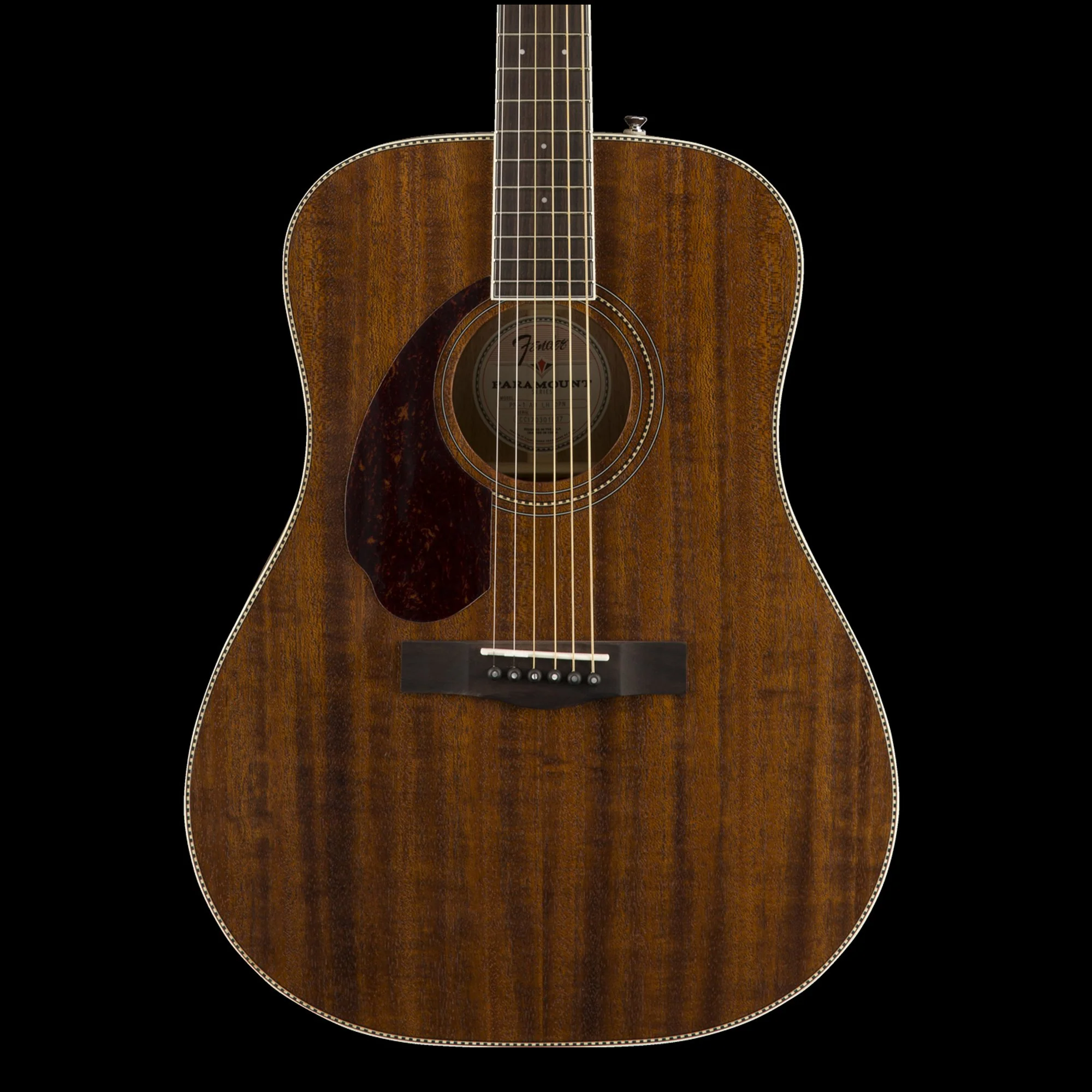 Fender PM-1 Dreadnought All Mahogany Left-Handed - Natural with Case