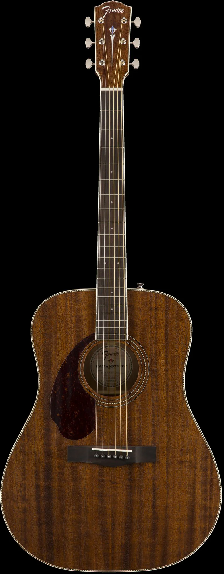 Fender PM-1 Dreadnought All Mahogany Left-Handed - Natural with Case - Image 3