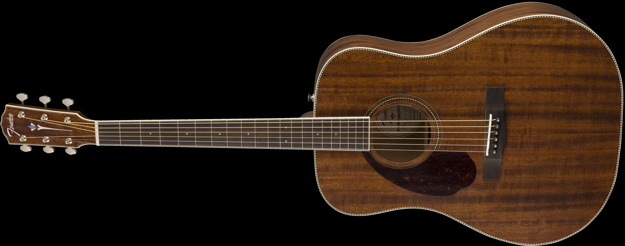 Fender PM-1 Dreadnought All Mahogany Left-Handed - Natural with Case - Image 4