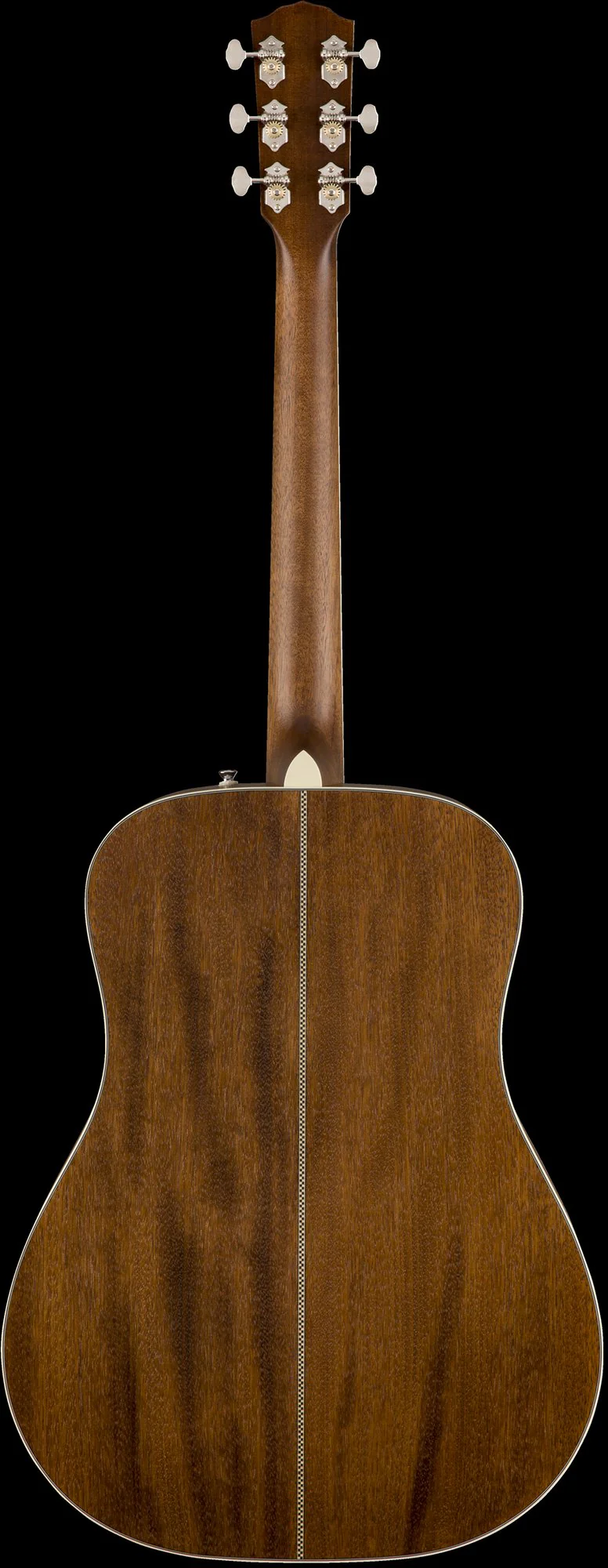 Fender PM-1 Dreadnought All Mahogany Left-Handed - Natural with Case - Image 7