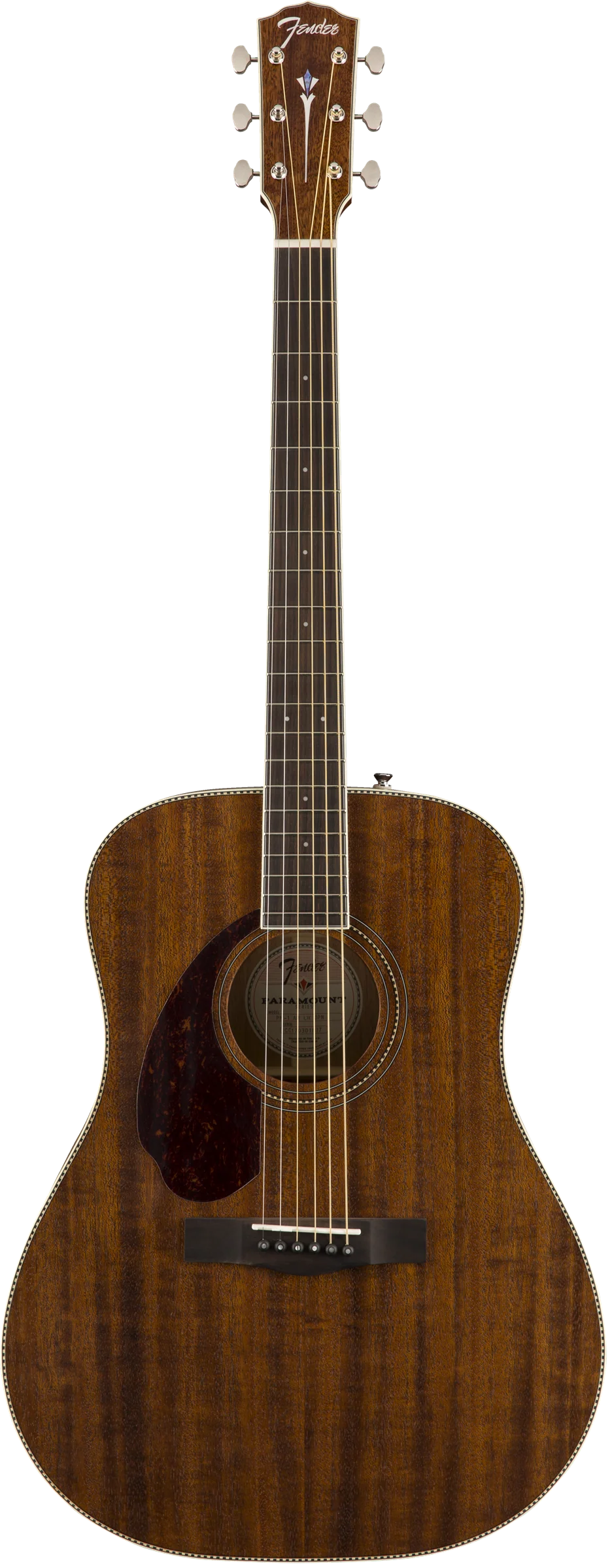Fender PM-1 Dreadnought Left-Handed Ovangkol Fingerboard All-Mahogany Acoustic Guitar - Image 2