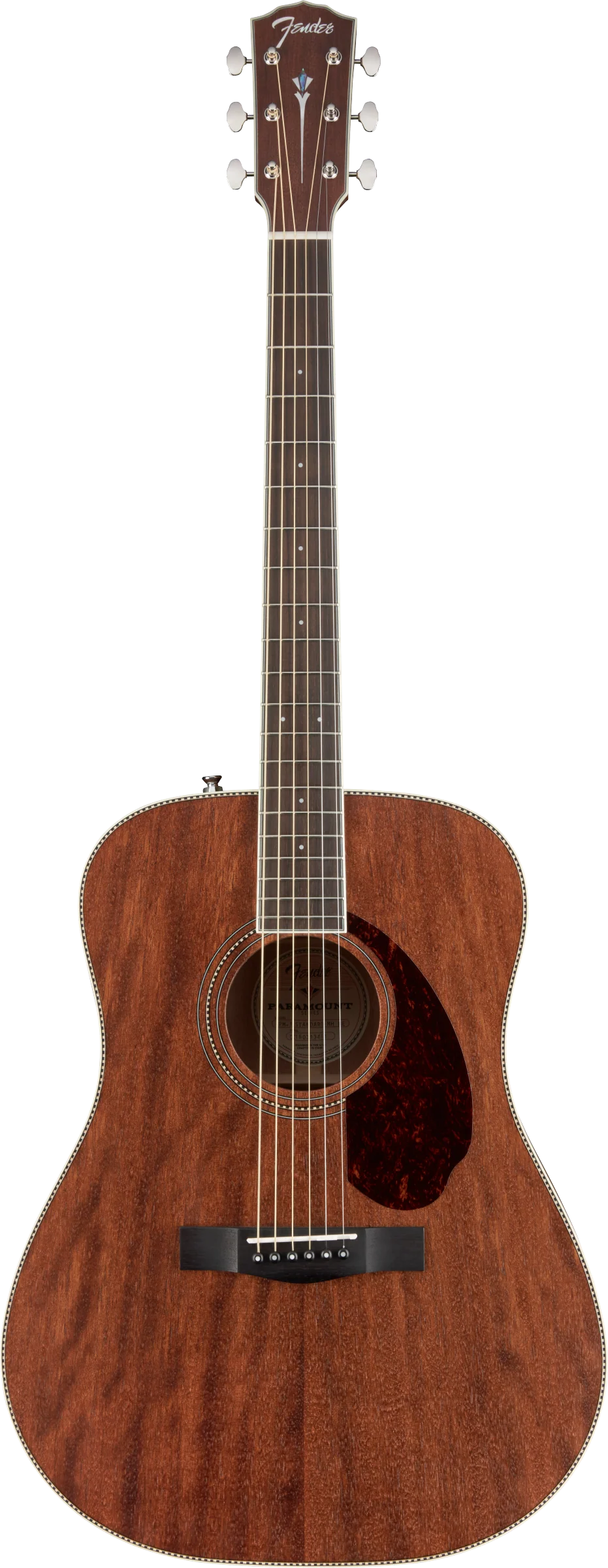 Fender PM-1 Dreadnought Ovangkol Fingerboard All-Mahogany With Case - Image 2