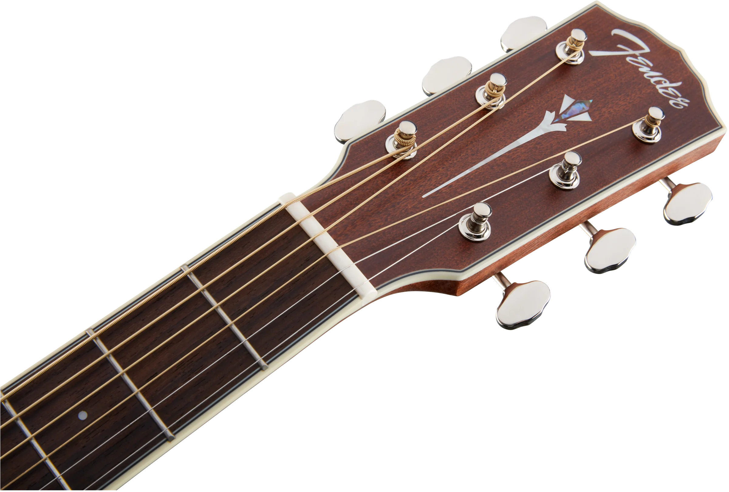 Fender PM-1 Dreadnought Ovangkol Fingerboard All-Mahogany With Case - Image 5