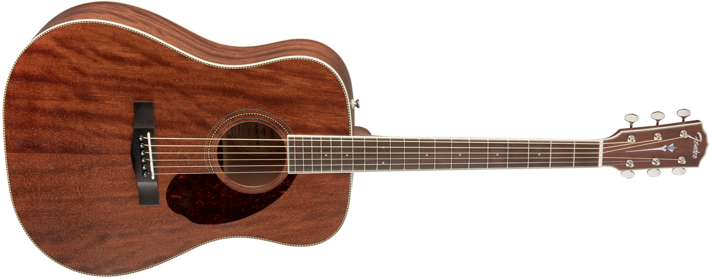 Fender PM-1 Dreadnought Ovangkol Fingerboard All-Mahogany With Case - Image 6