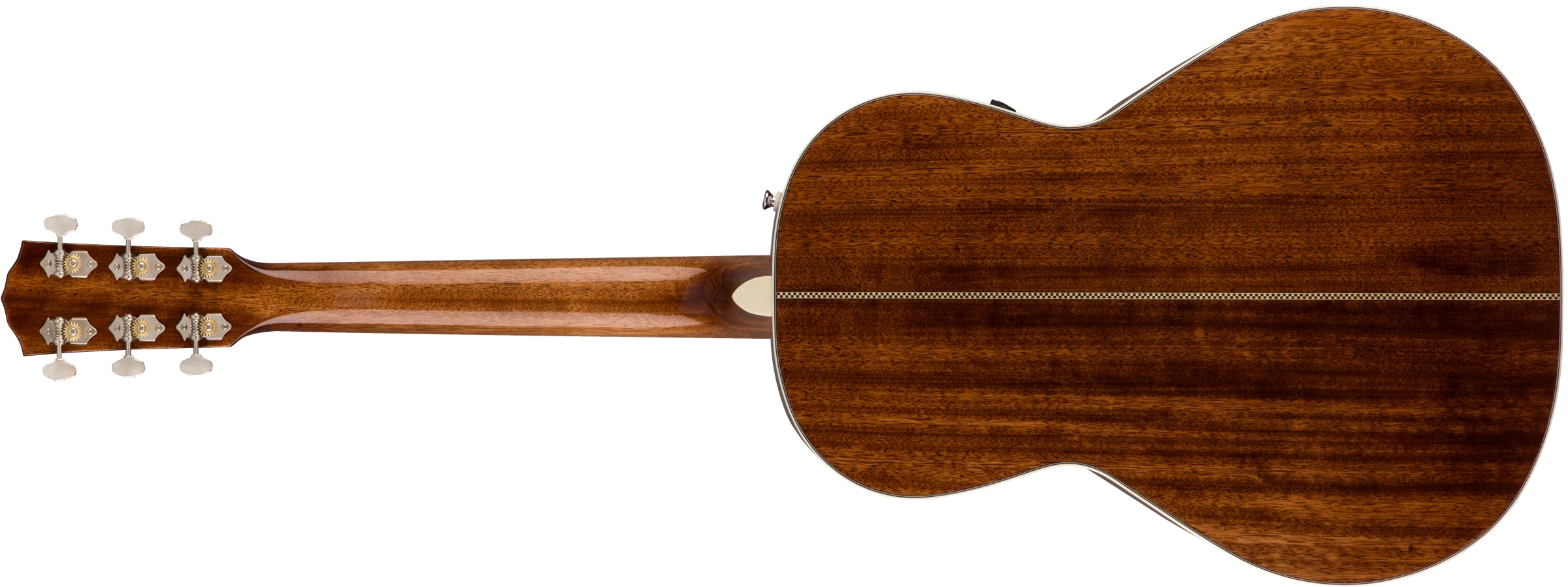 Fender PM-2E Standard Parlor Ovangkol Fingerboard Natural With Case - Image 7