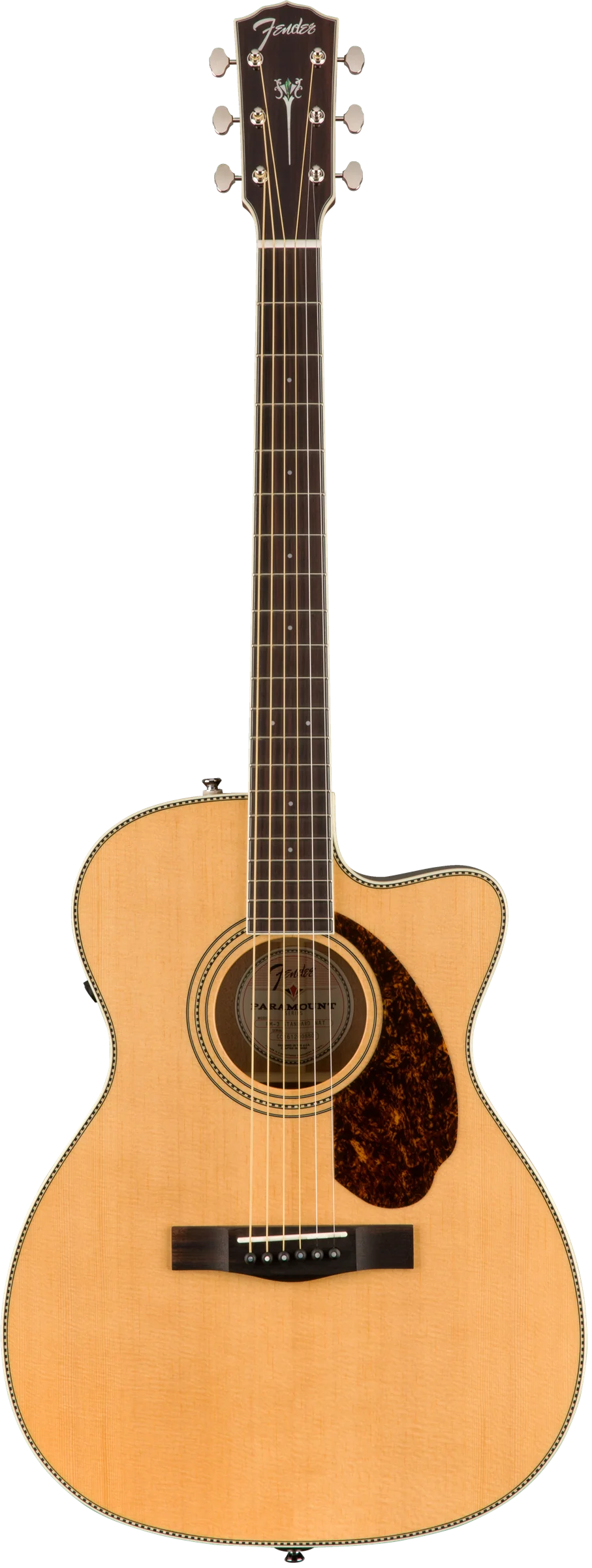 Fender PM-3 Triple-0 Standard Ovangkol Fingerboard Natural With Case - Image 2