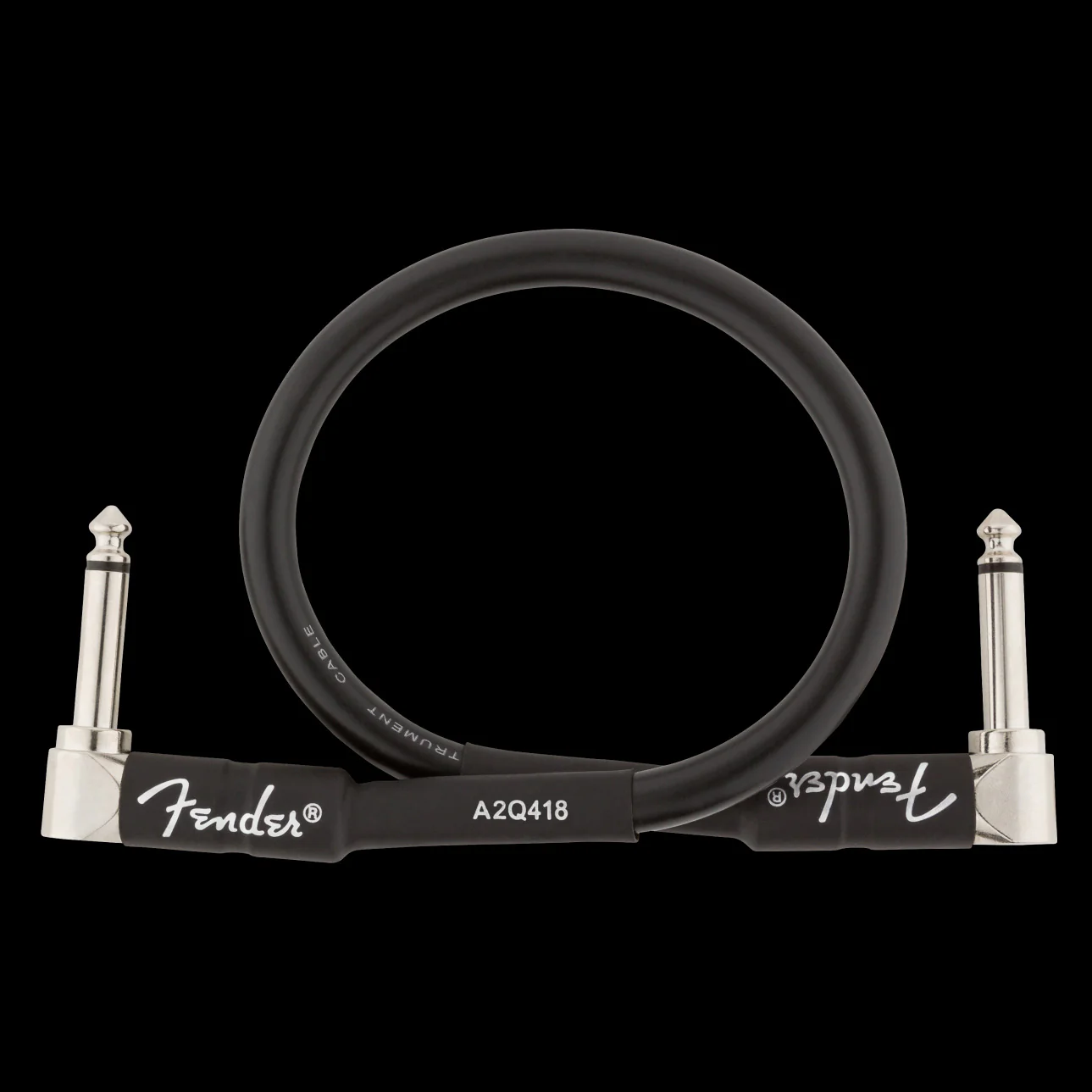 Fender Professional 1ft. Instrument Cable Black - 990820057 - Image 2
