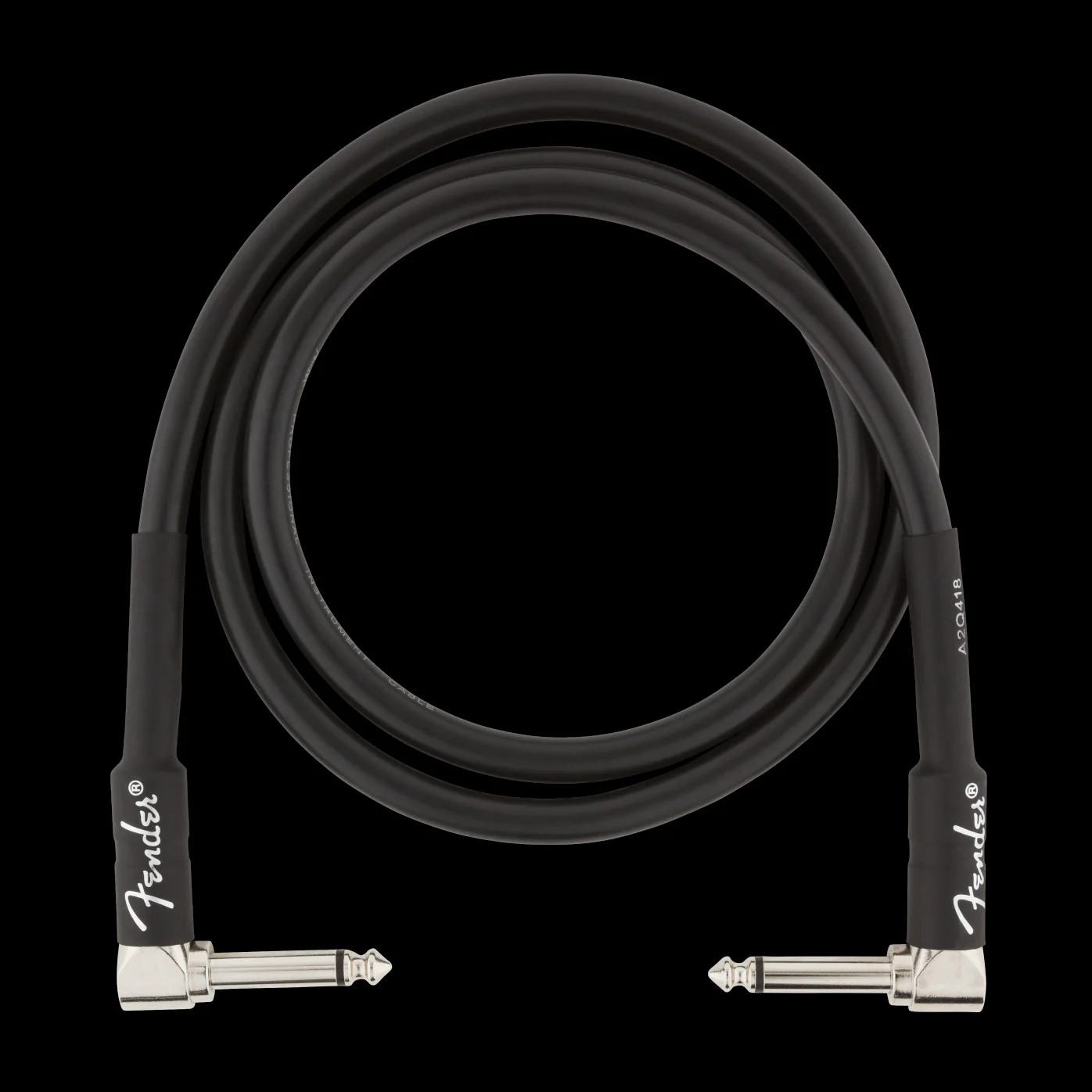 Fender Professional Series Instrument Cables Angle/Angle 3ft. Black - Image 2