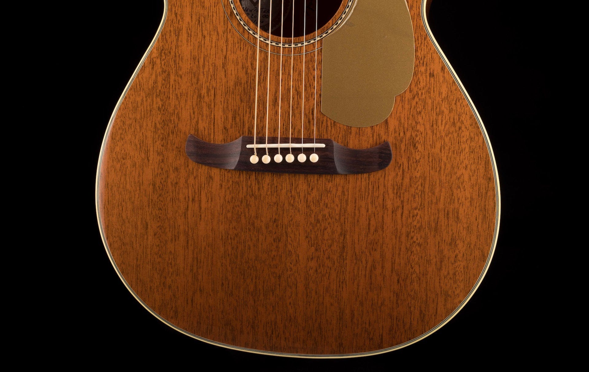 Used Fender Pro Newporter Natural Acoustic Electric Guitar With OHSC - Image 5