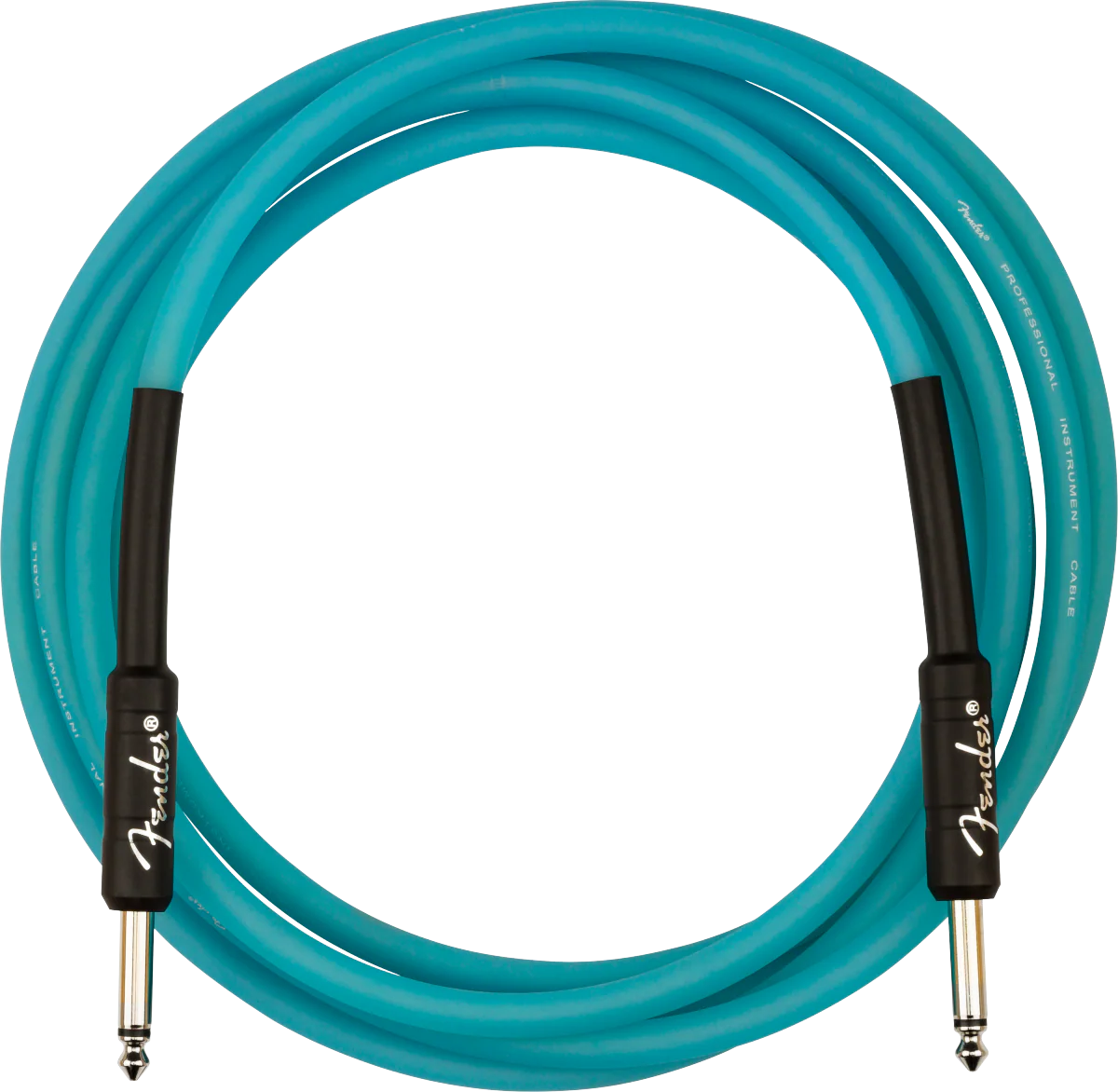 Fender Professional 10-ft. Glow In Dark Cable Blue - Image 2
