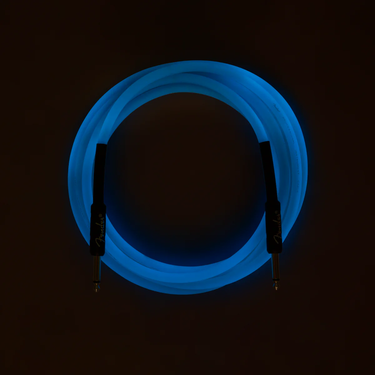Fender Professional 10-ft. Glow In Dark Cable Blue - Image 3