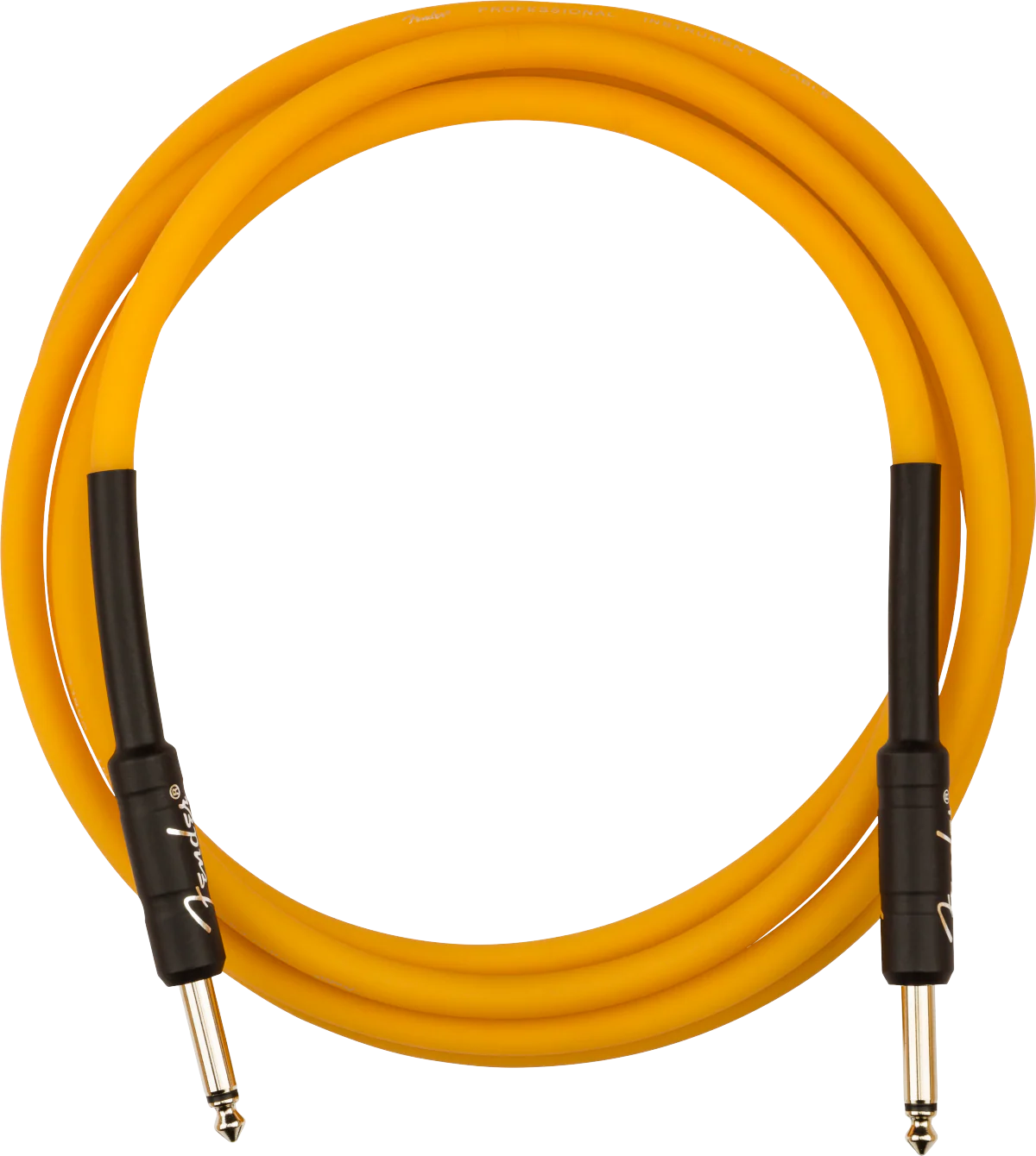 Fender Professional 10-ft. Glow In Dark Cable Orange - Image 2