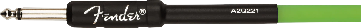 Fender Professional Glow in the Dark Cable Green 18.6-ft. - Image 5