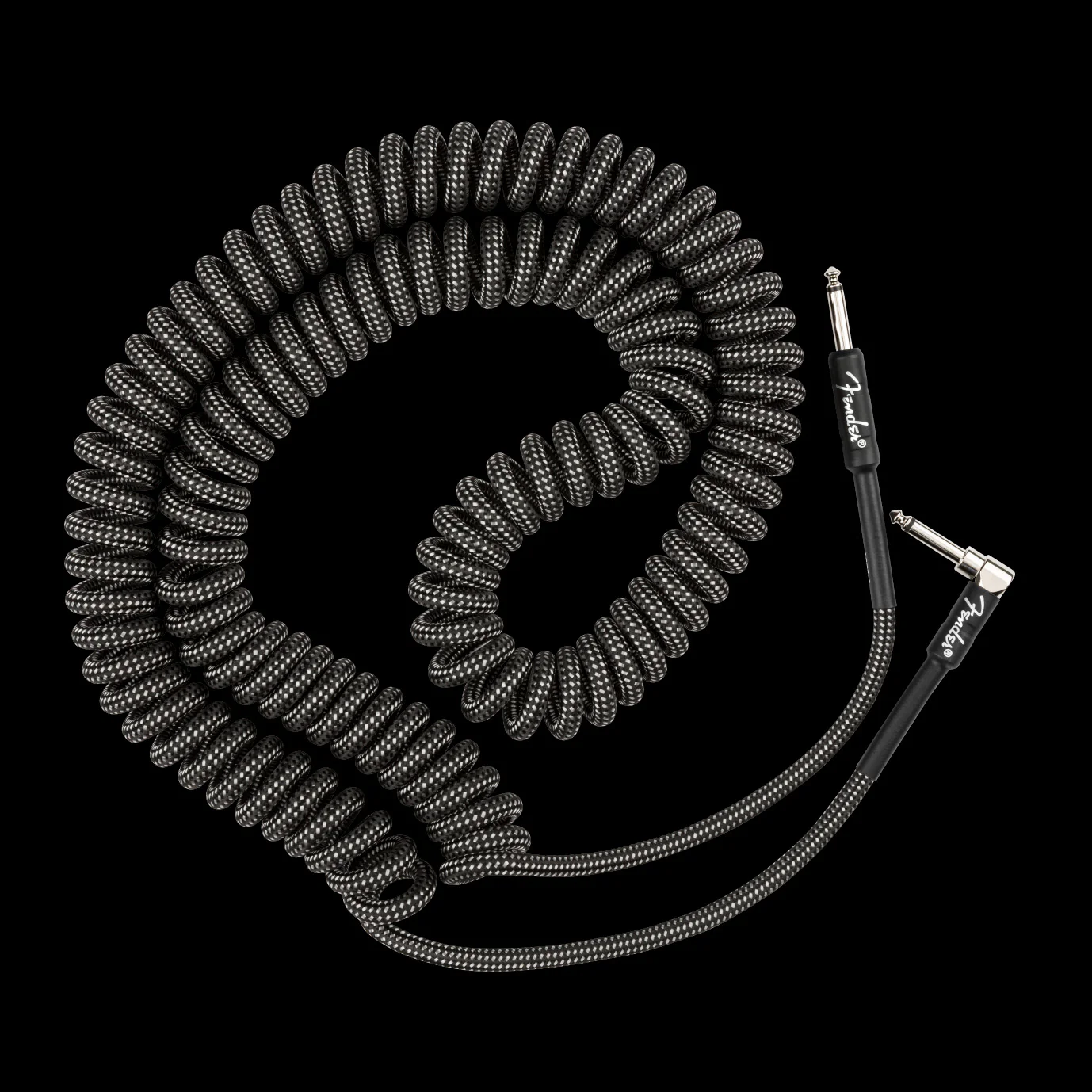 Fender Professional Series Coil Cable 30' Gray Tweed - Image 2