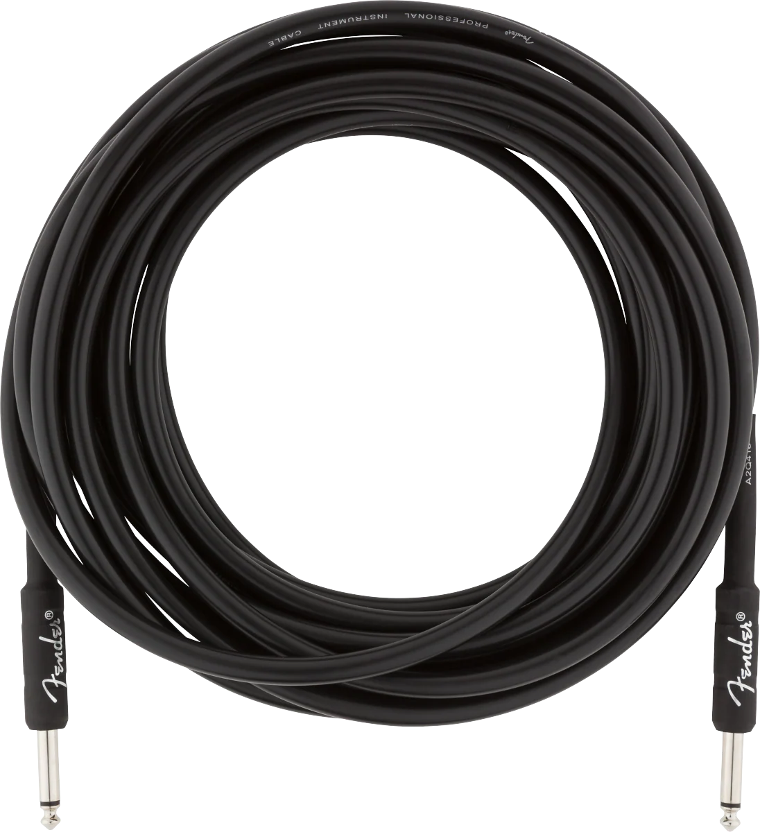 Fender Professional Series Instrument Cable Straight/Straight 25ft. Black - Image 2