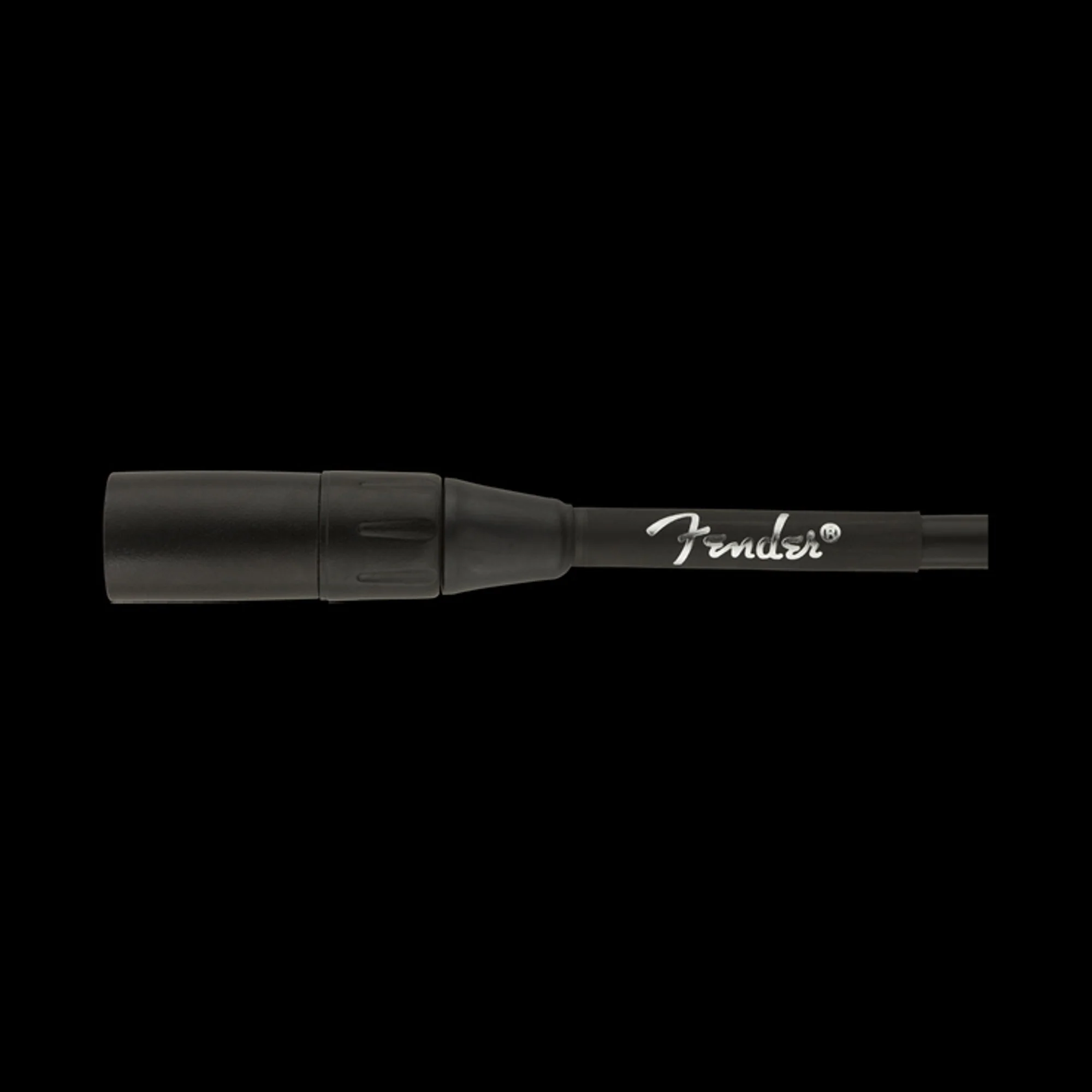 Fender Professional Series Microphone Cable 10ft. Black - Image 4