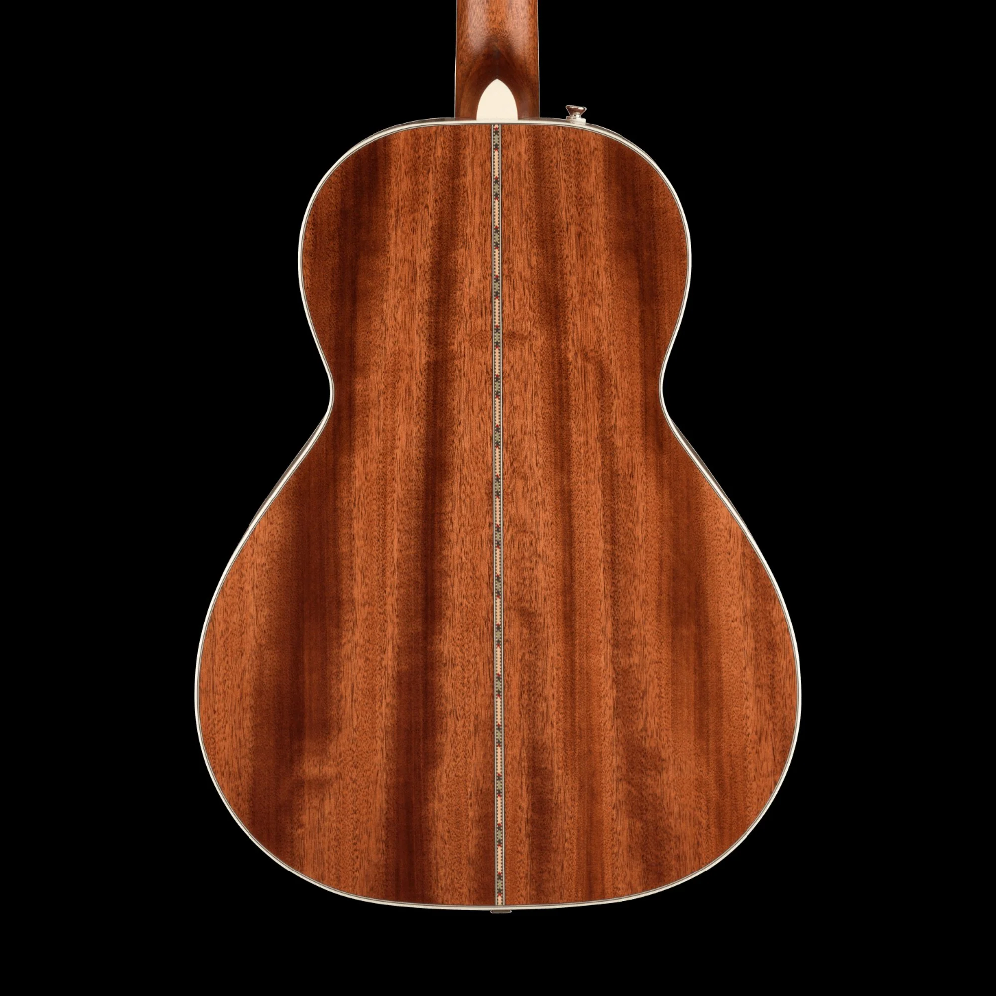 Fender PS-220E Parlor Ovangkol Fingerboard 3-Tone Vintage Sunburst Acoustic Guitar - Image 2
