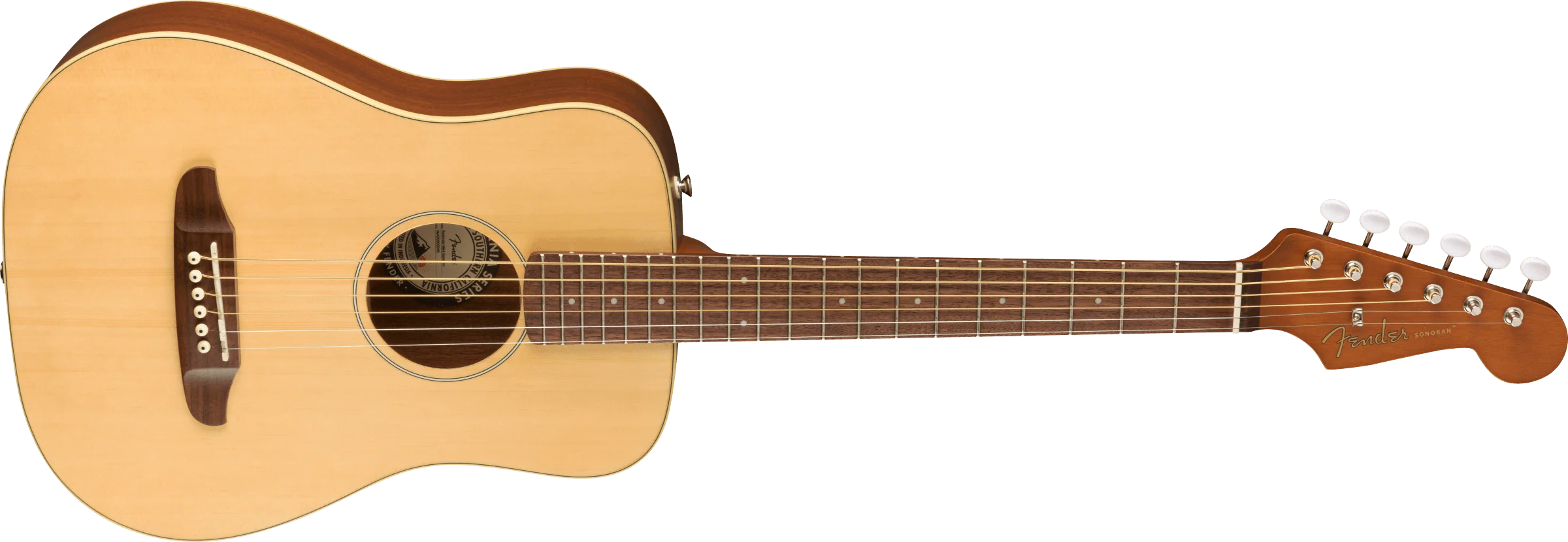 Fender Redondo Mini Natural Acoustic Guitar - Image 4