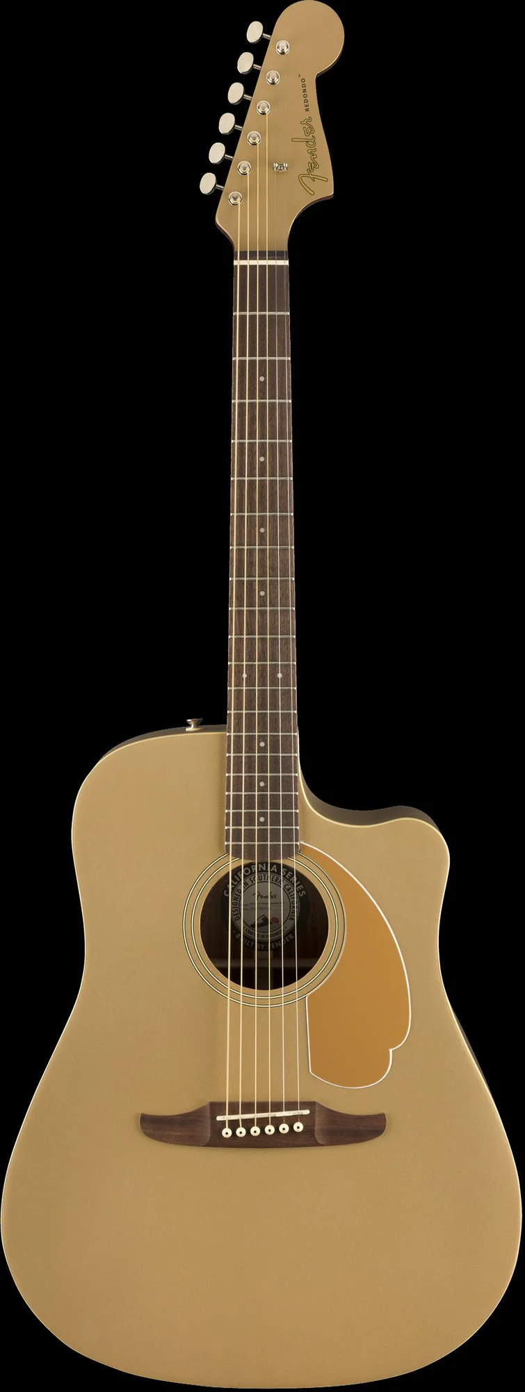 Fender Redondo Player Acoustic Electric Guitar - Bronze Satin - Image 3