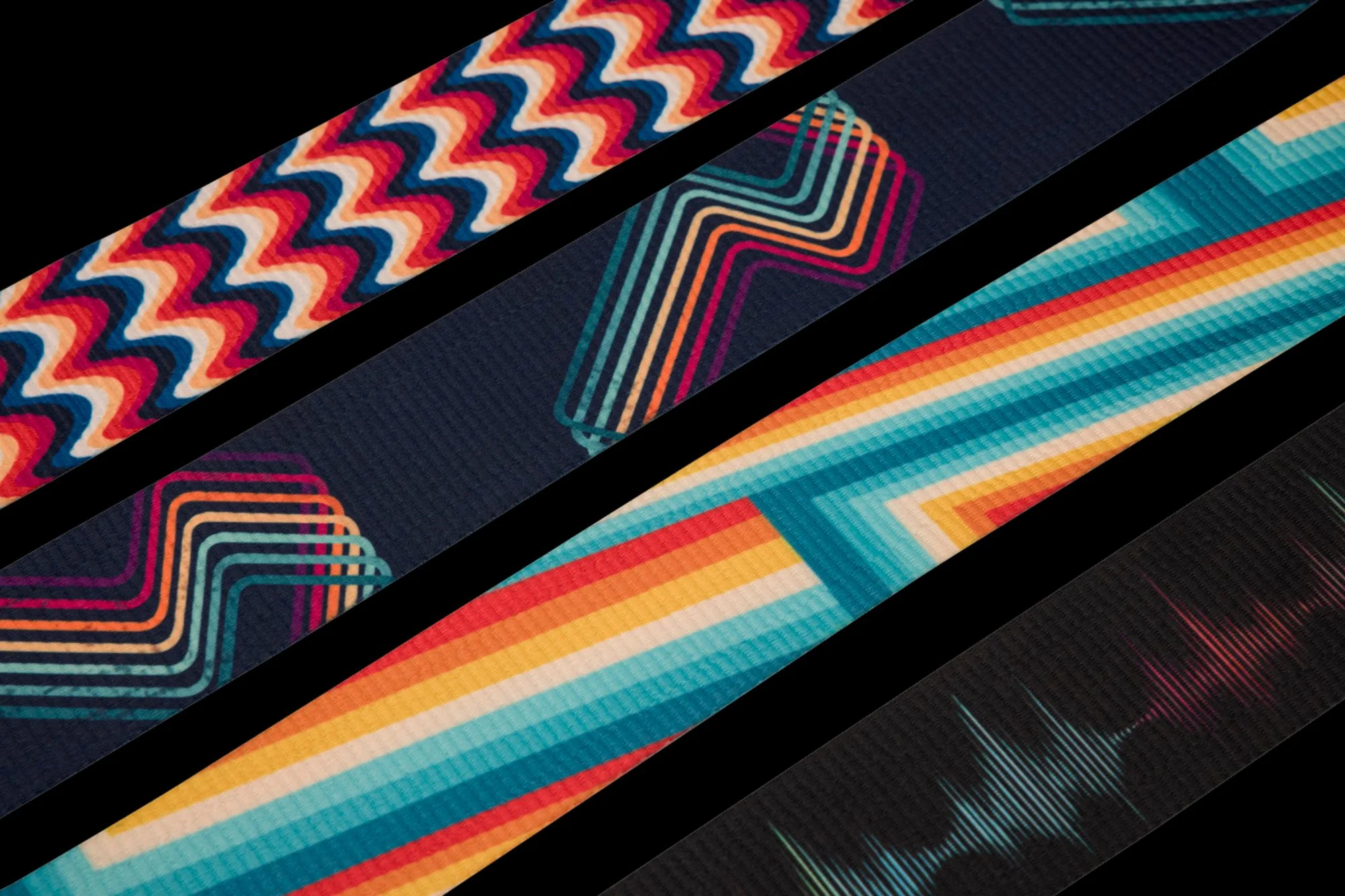 Fender Retro Rainbow Strap - Image 5