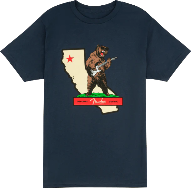 Fender Rocks Cali T-Shirt Navy XL