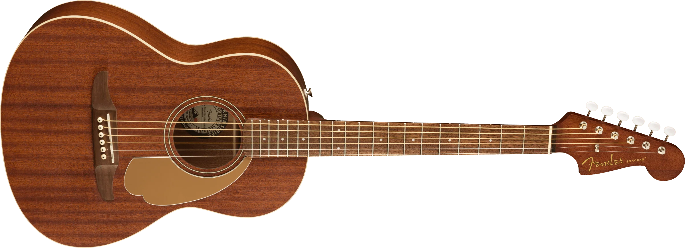 Fender Sonoran Mini All Mahogany Acoustic Guitar - Image 3