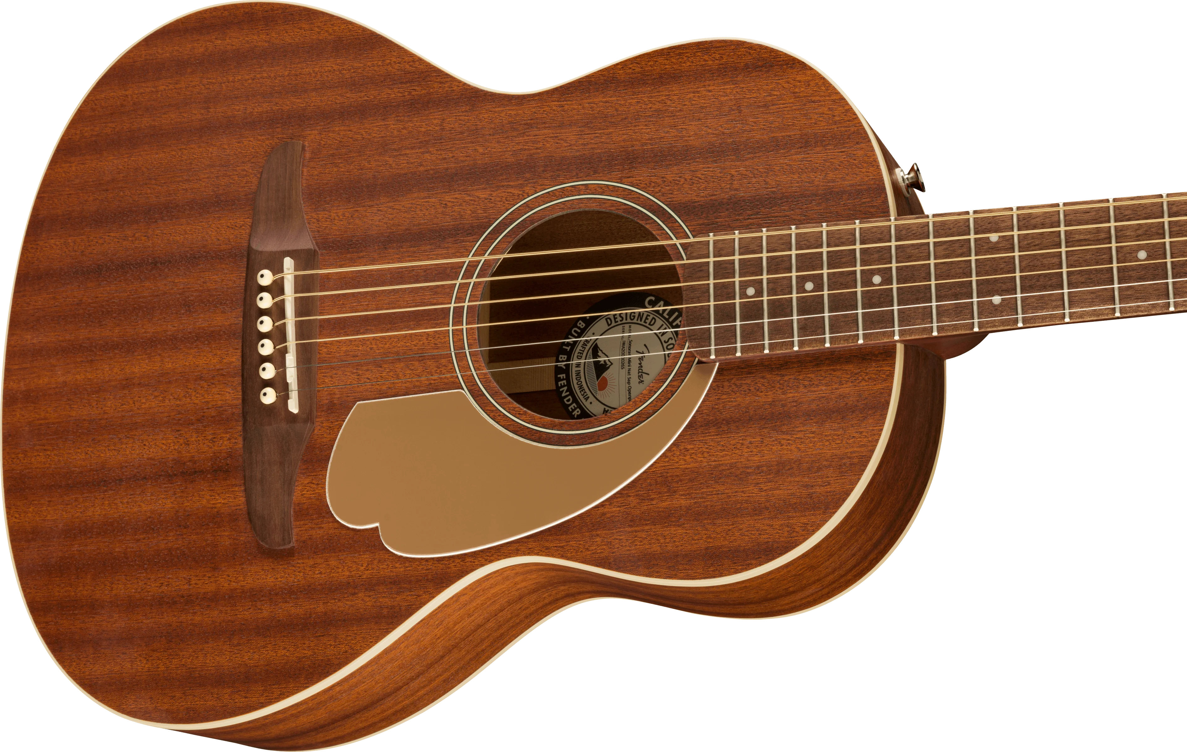 Fender Sonoran Mini All Mahogany Acoustic Guitar - Image 4
