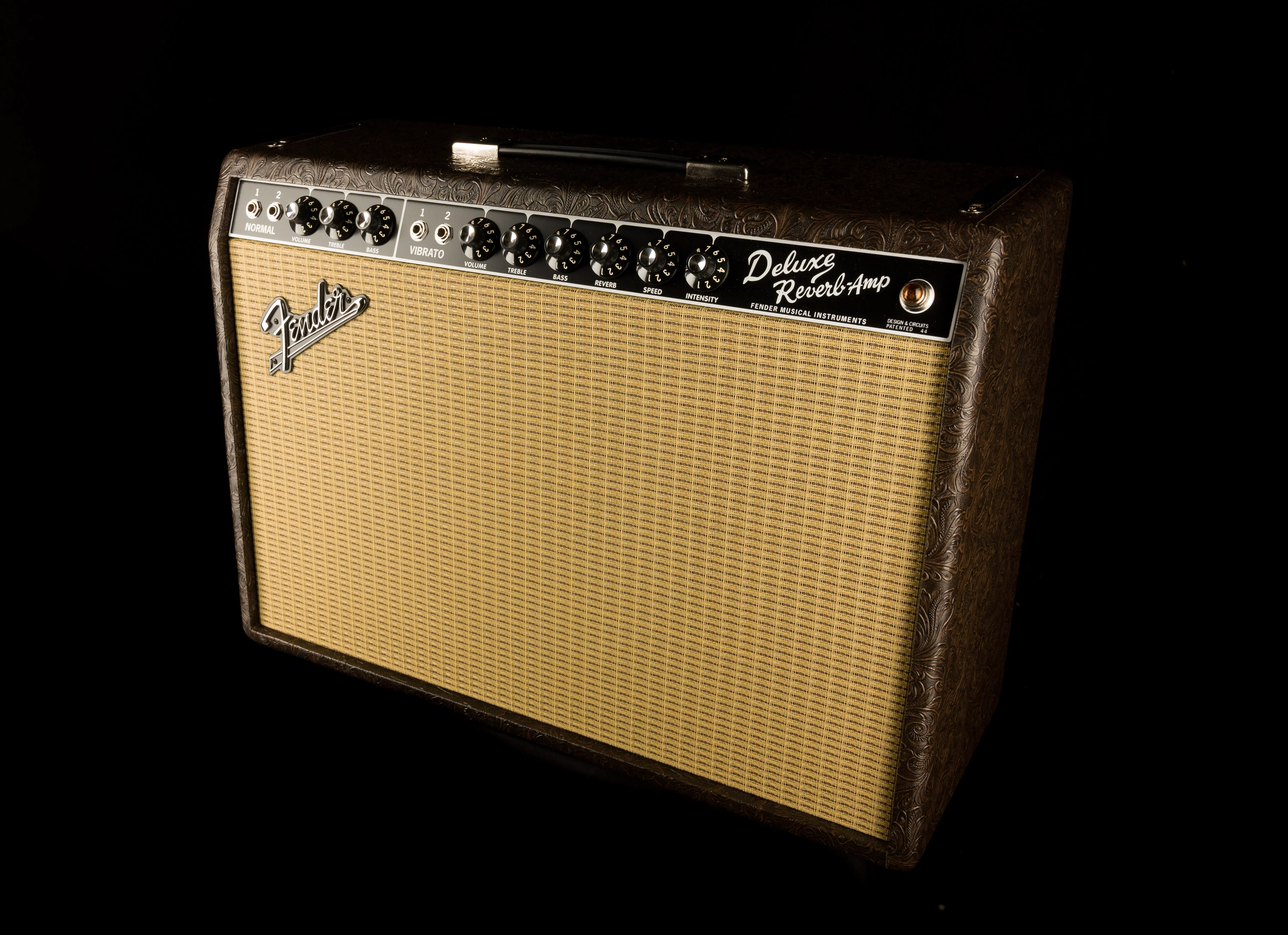 Fender Special Run '65 Deluxe Reverb Western Guitar Amp Combo - Image 3