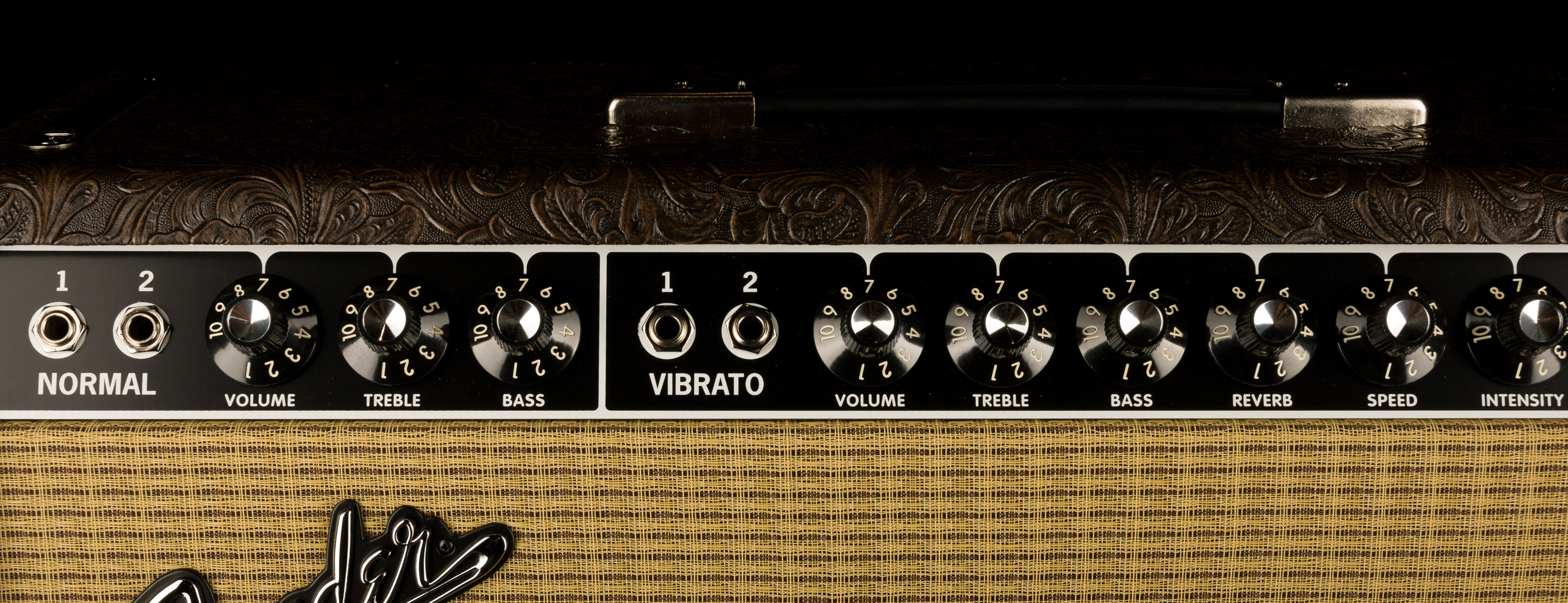 Fender Special Run '65 Deluxe Reverb Western Guitar Amp Combo - Image 5