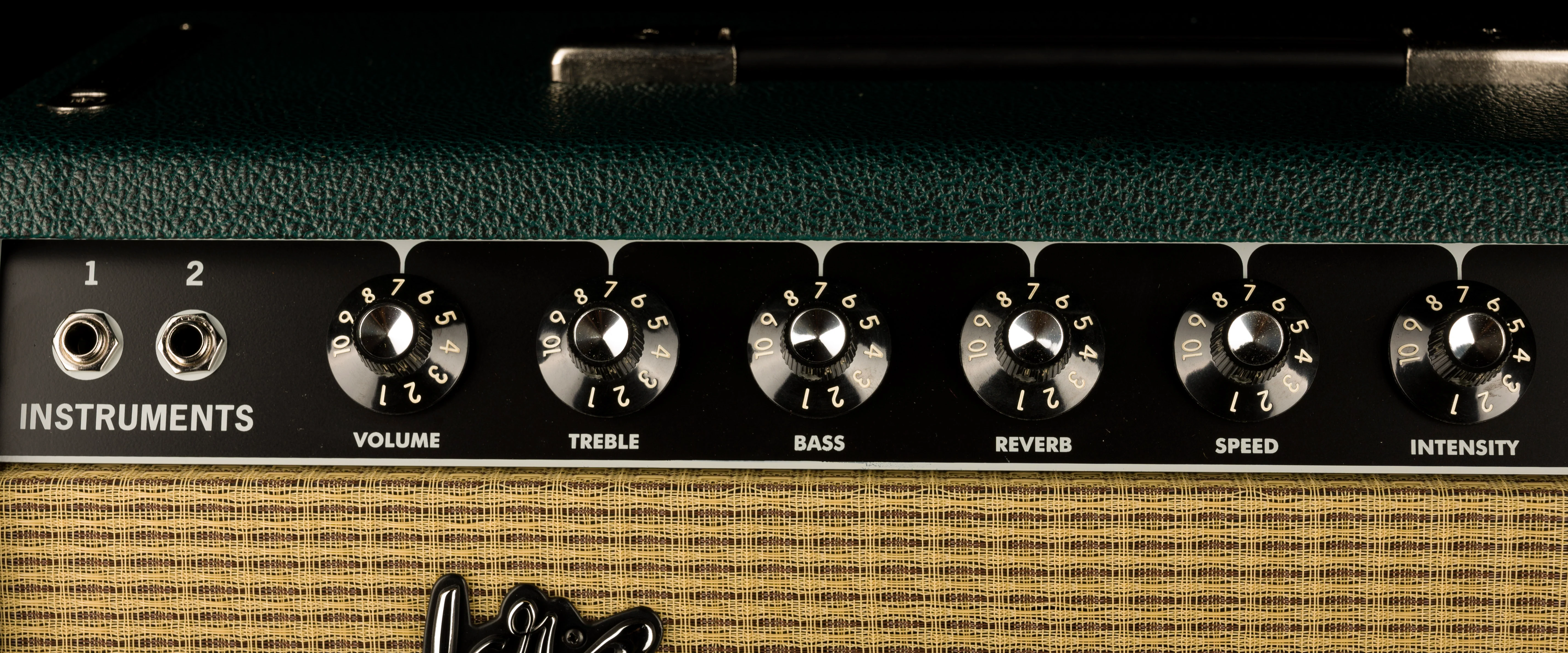 Fender Special Run '65 Princeton Reverb British Green Guitar Amp Combo - Image 5