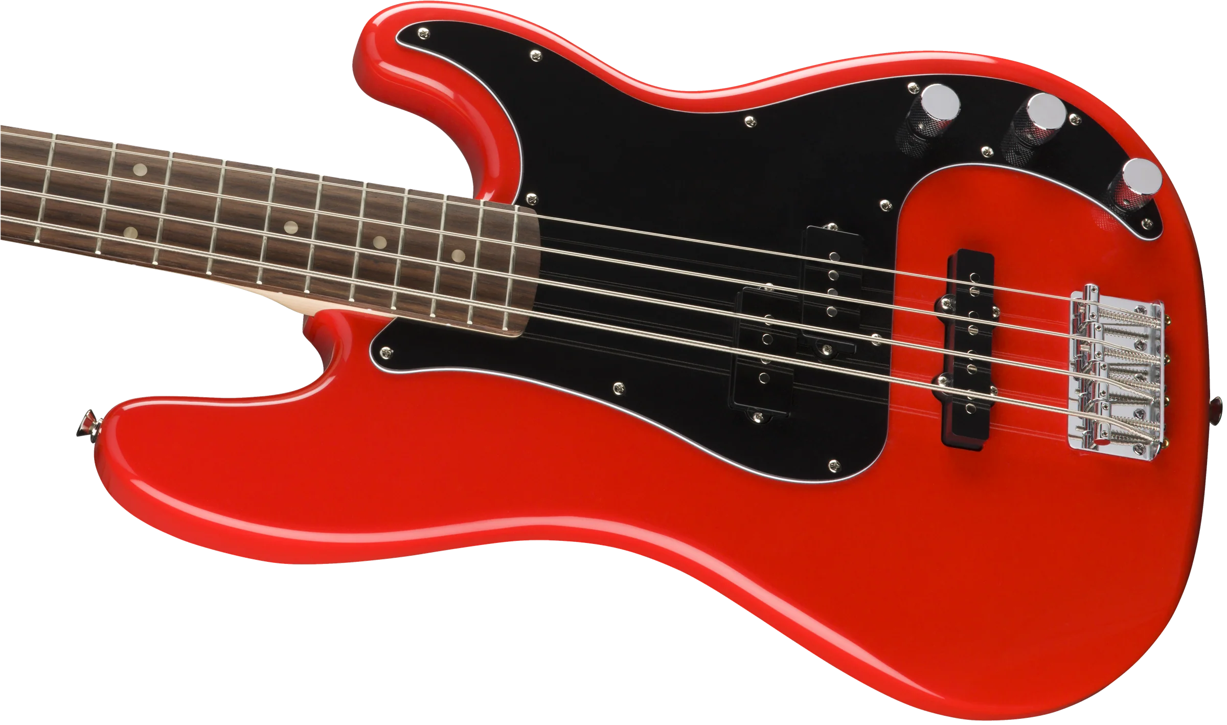 Squier Affinity Series Precision Bass PJ Laurel Fingerboard Race Red - Image 5