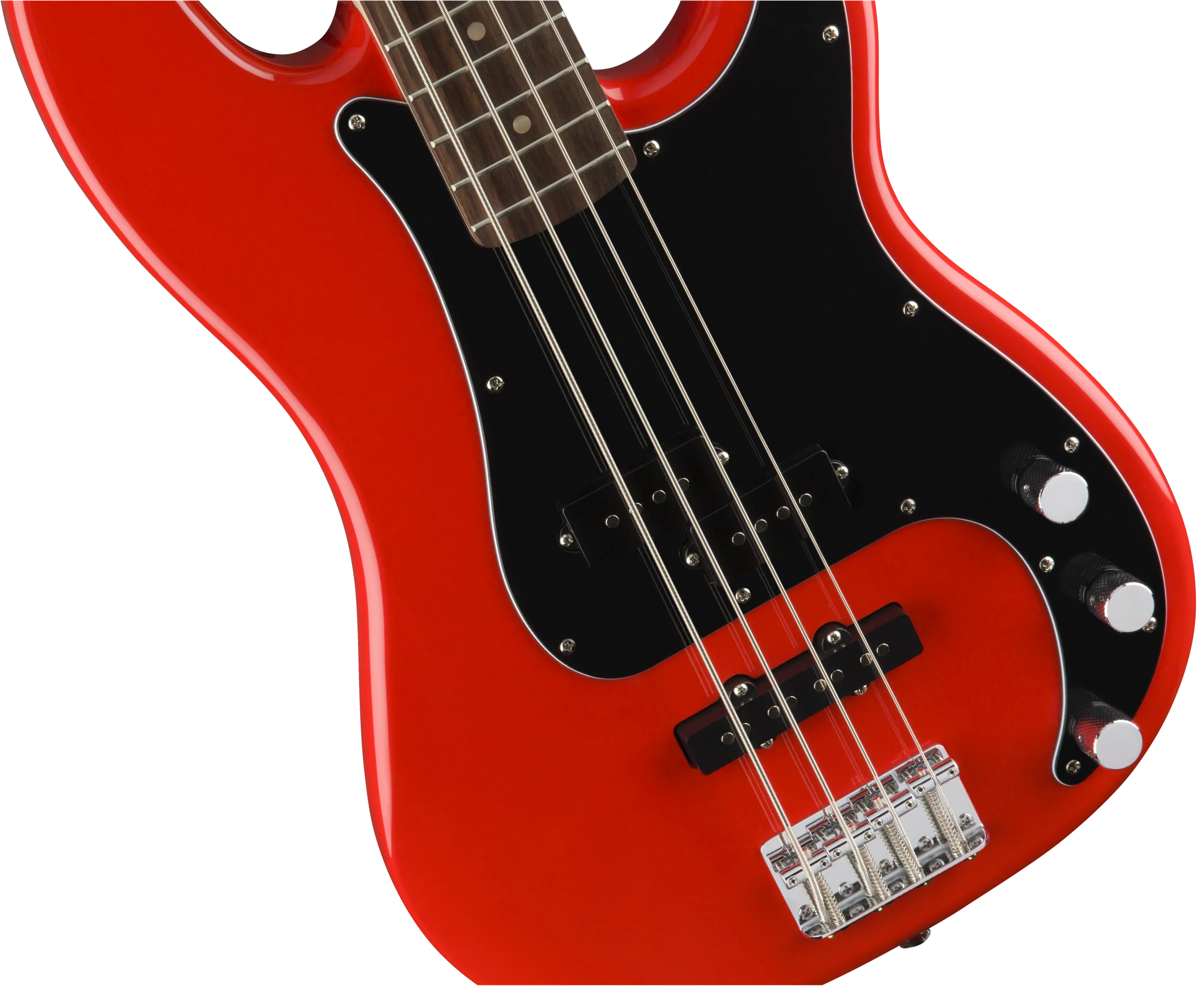 Squier Affinity Series Precision Bass PJ Laurel Fingerboard Race Red - Image 7