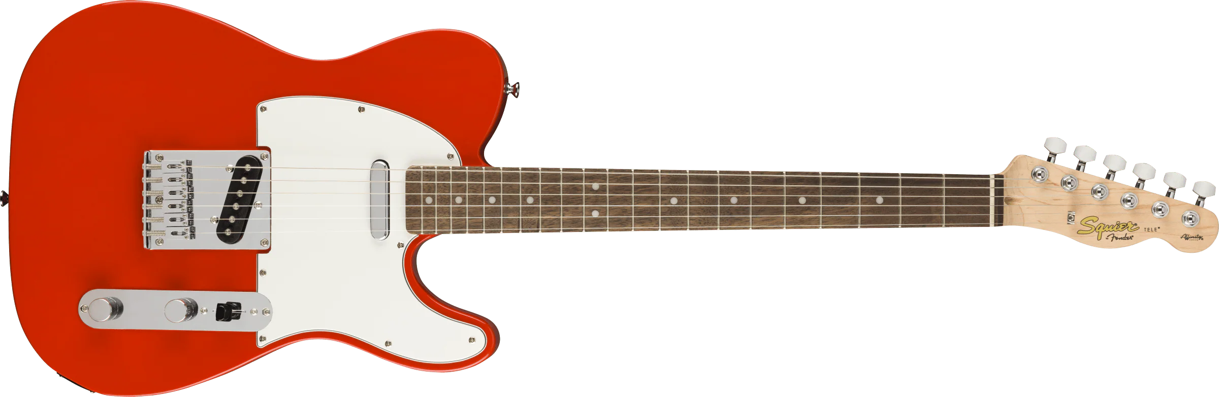 Squier Affinity Series Telecaster Laurel Fingerboard Race Red Electric Guitar - Image 2