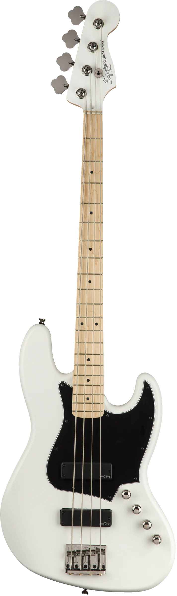 Squier Contemporary Active Jazz Bass HH Maple Fingerboard Flat White - Image 2