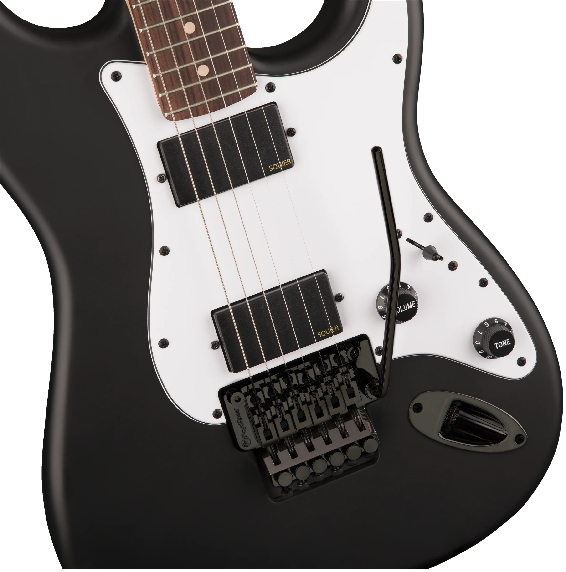 Squier Contemporary Active Stratocaster HH Rosewood Fingerboard Flat Black - Image 3