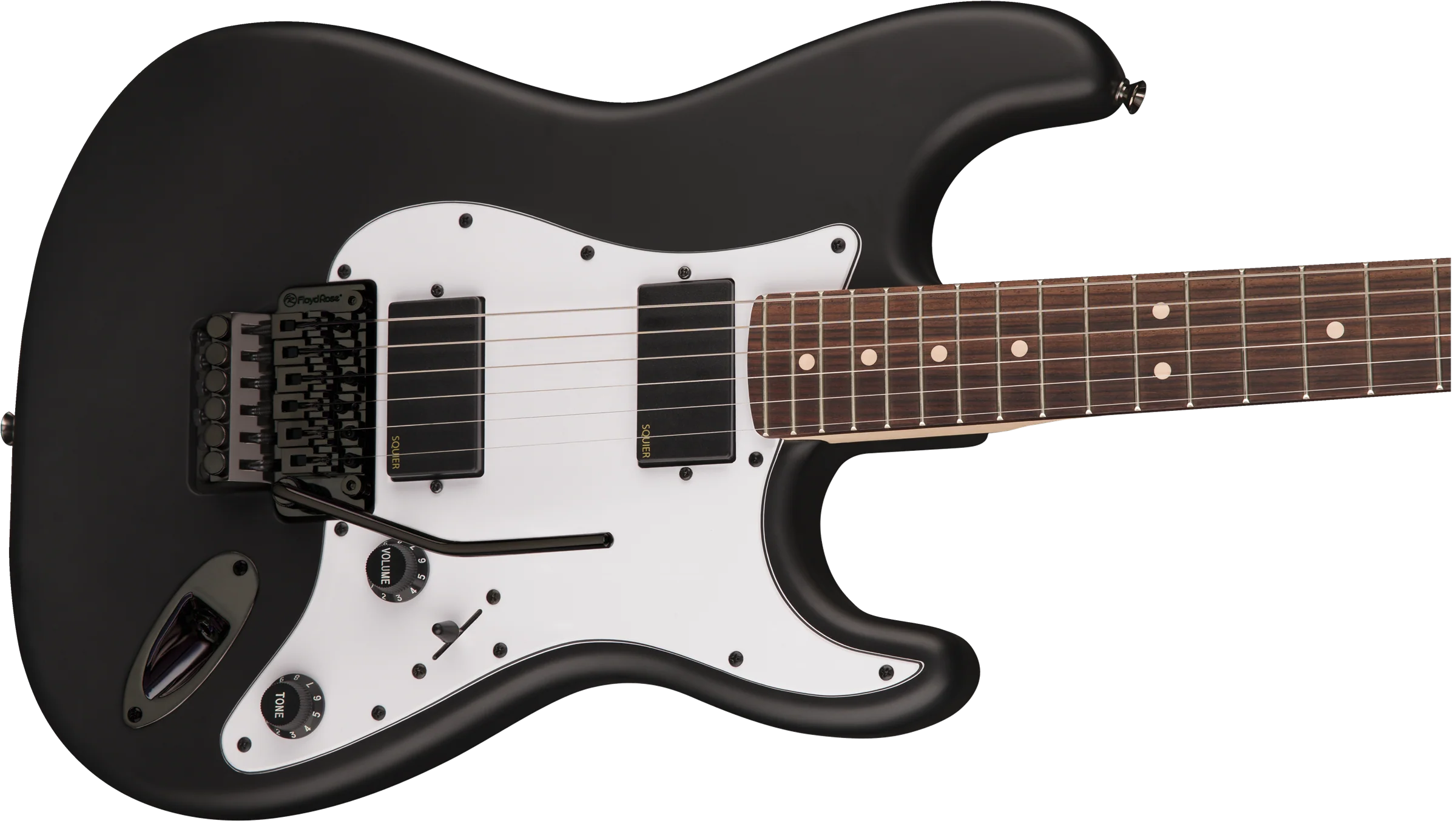 Squier Contemporary Active Stratocaster HH Rosewood Fingerboard Flat Black - Image 4