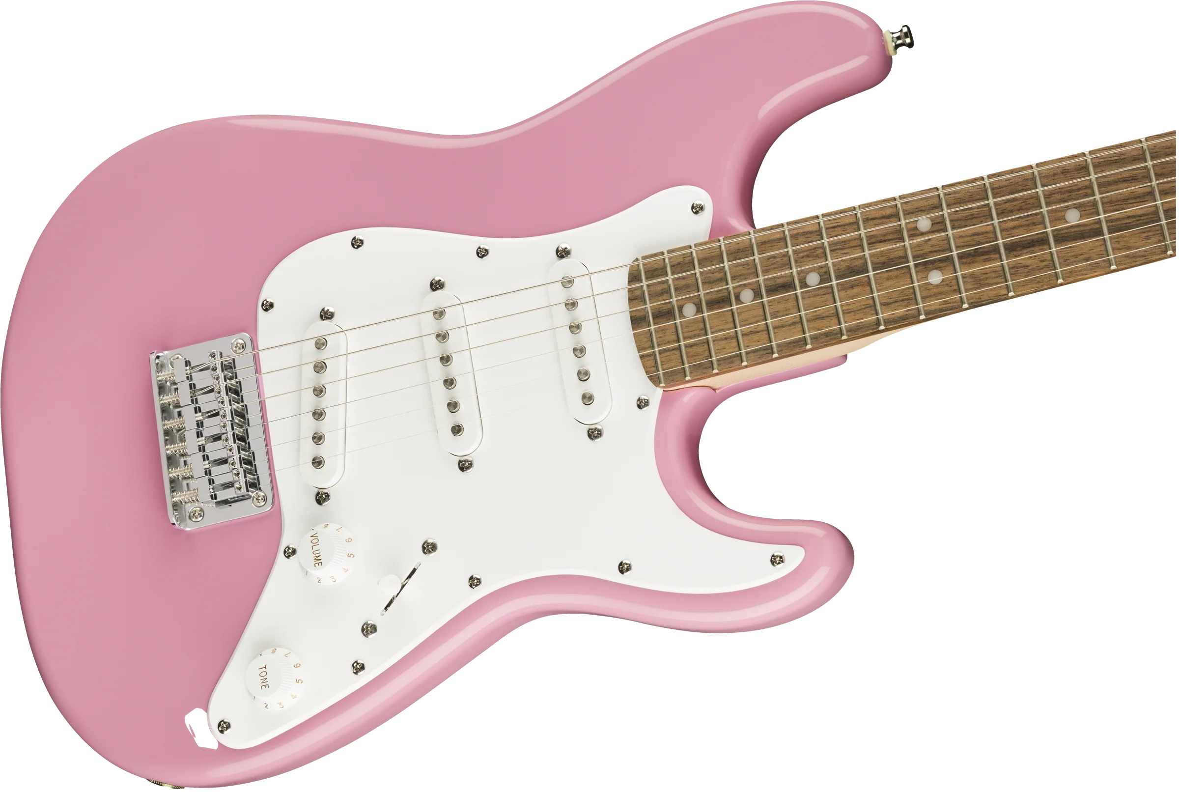 Fender Squier Mini Strat Laurel Fingerboard Stratocaster - Pink - Image 4