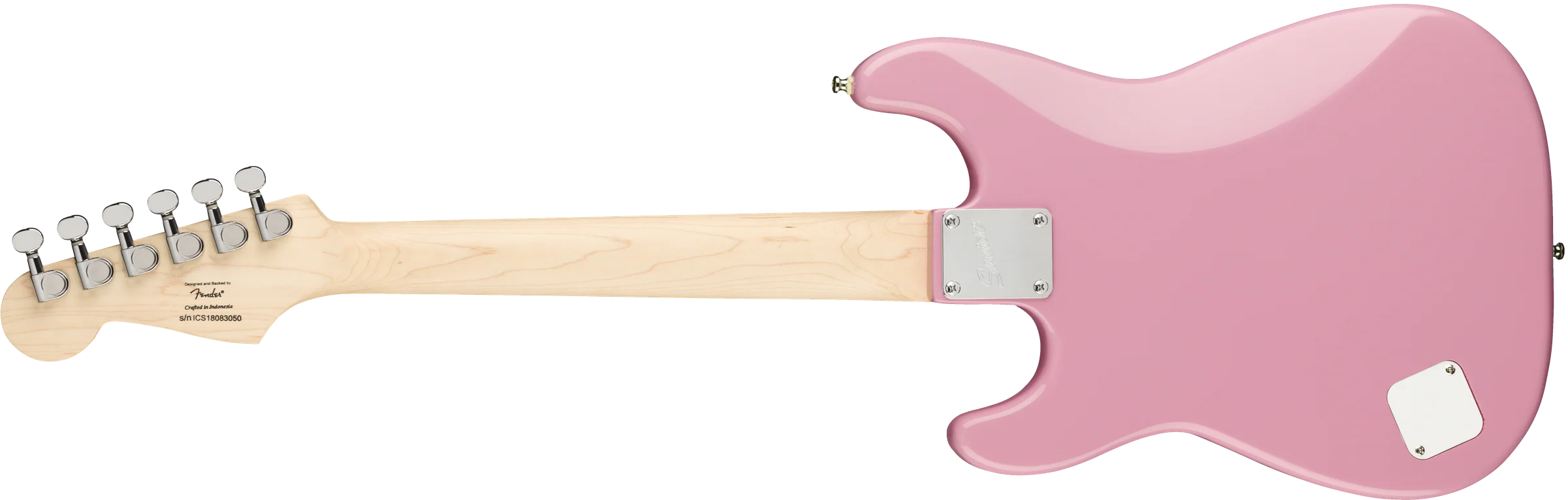 Fender Squier Mini Strat Laurel Fingerboard Stratocaster - Pink - Image 5