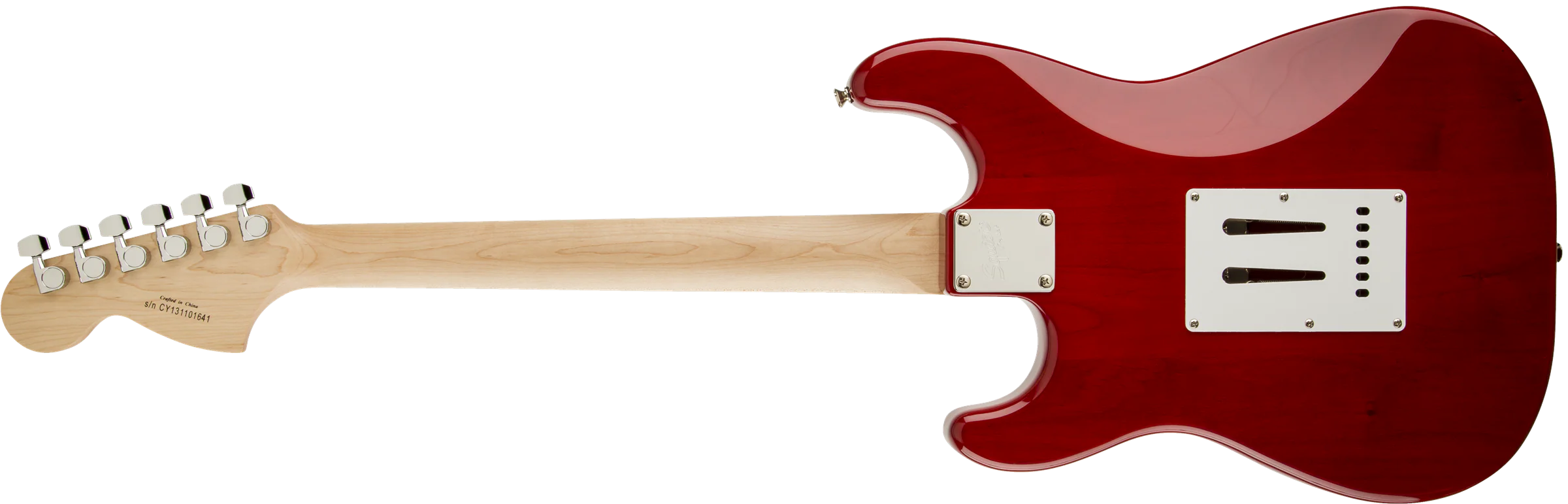 Fender Squier Standard Stratocaster Laurel Rosewood Fingerboard - Cherry Sunburst - Image 3