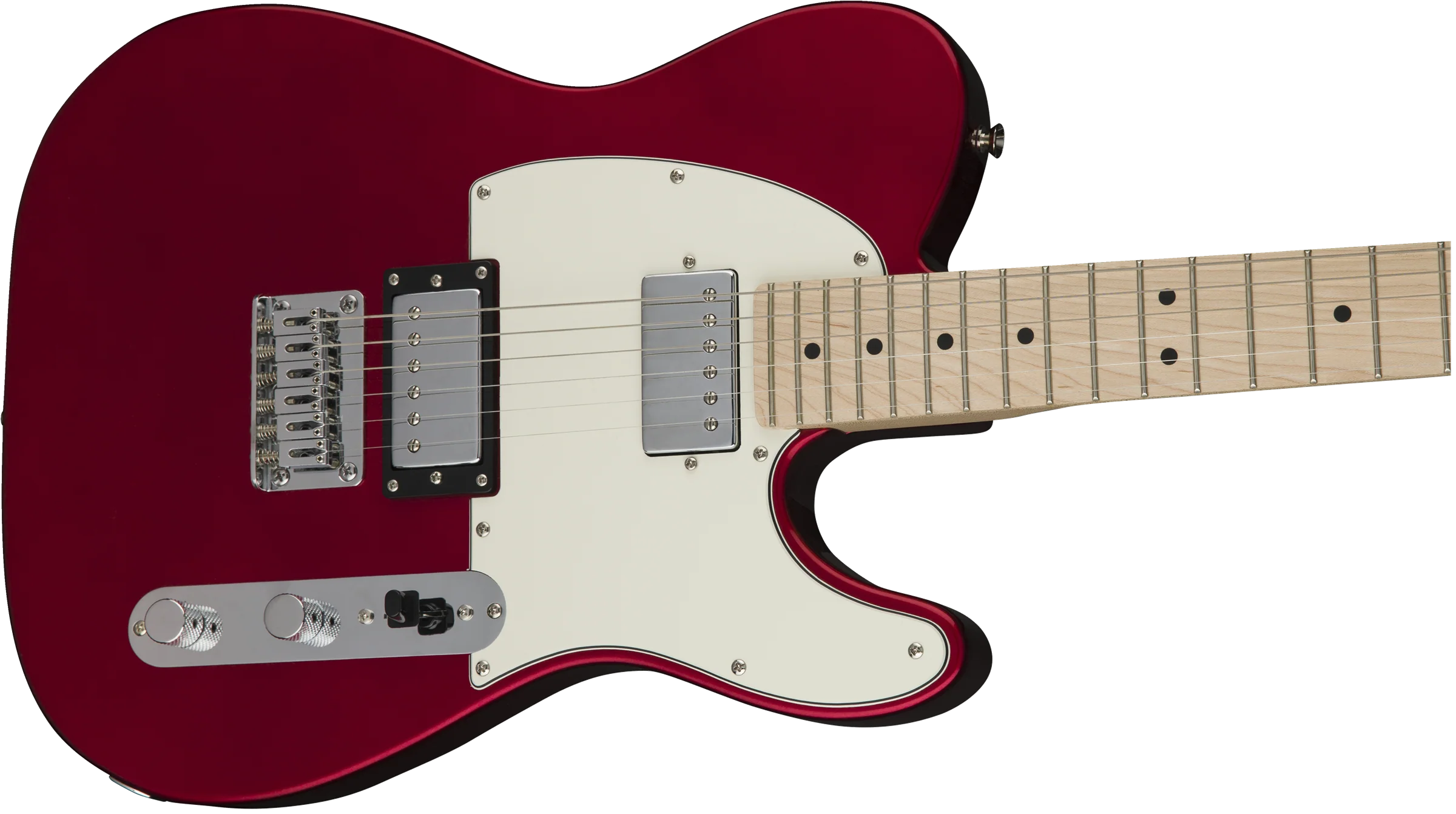 Fender Squier Contemporary Telecaster HH Maple Fingerboard Dark Metallic Red - Image 4