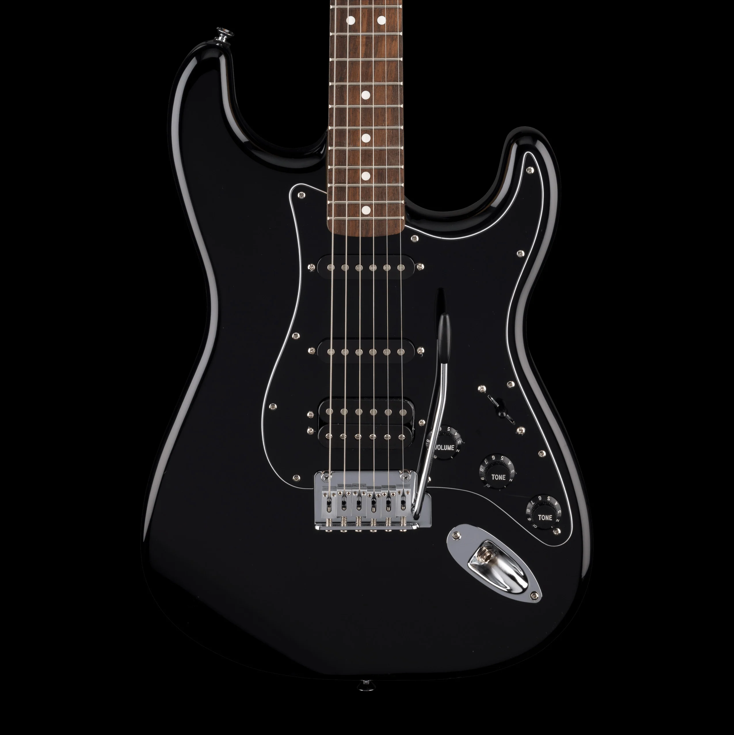 Fender Standard Stratocaster HSS Black Electric Guitar