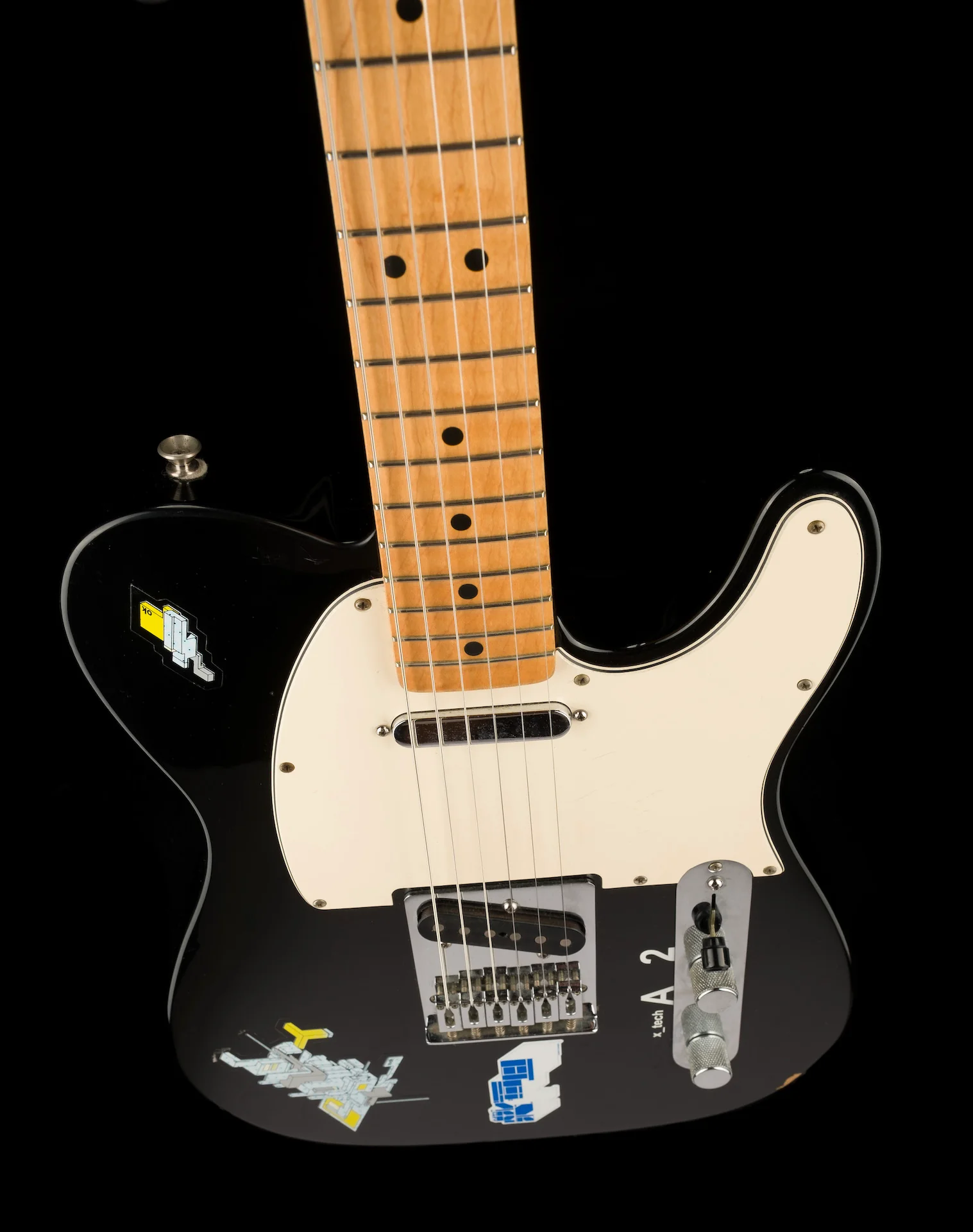 Used Fender Standard Tele Maple Neck Black - Image 4